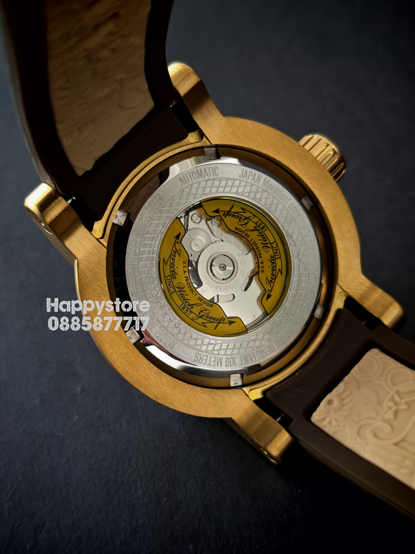 INVICTA Yakuza Gold/Brown automatic 48 mm