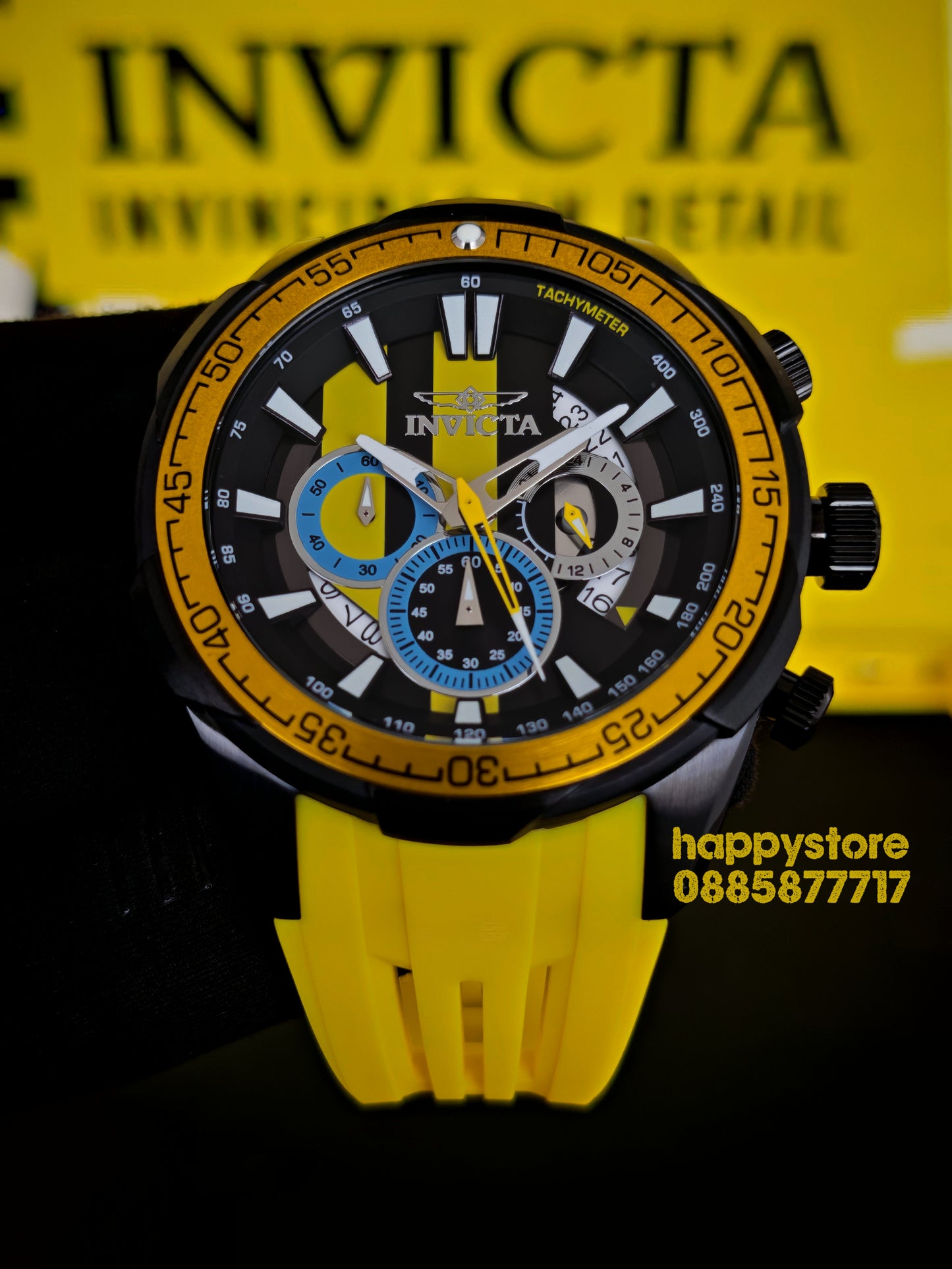 INVICTA Racing Yellow 50 mm