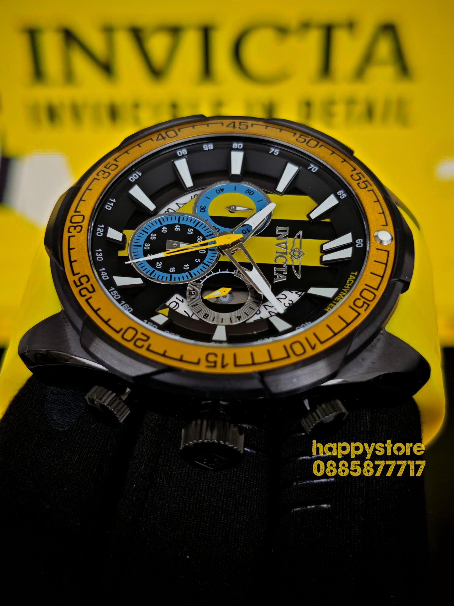 INVICTA Racing Yellow 50 mm