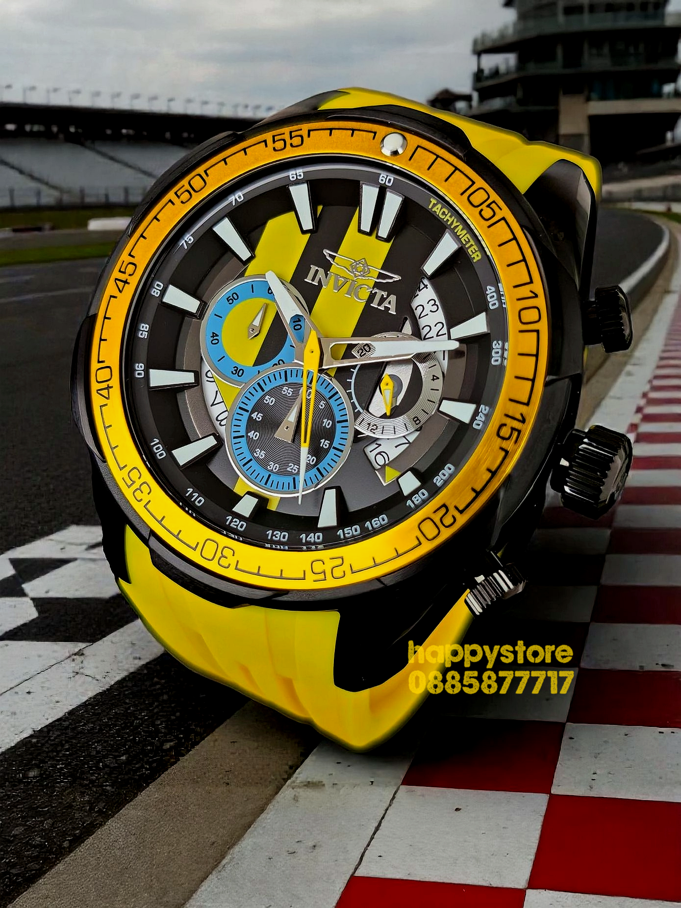INVICTA Racing Yellow 50 mm