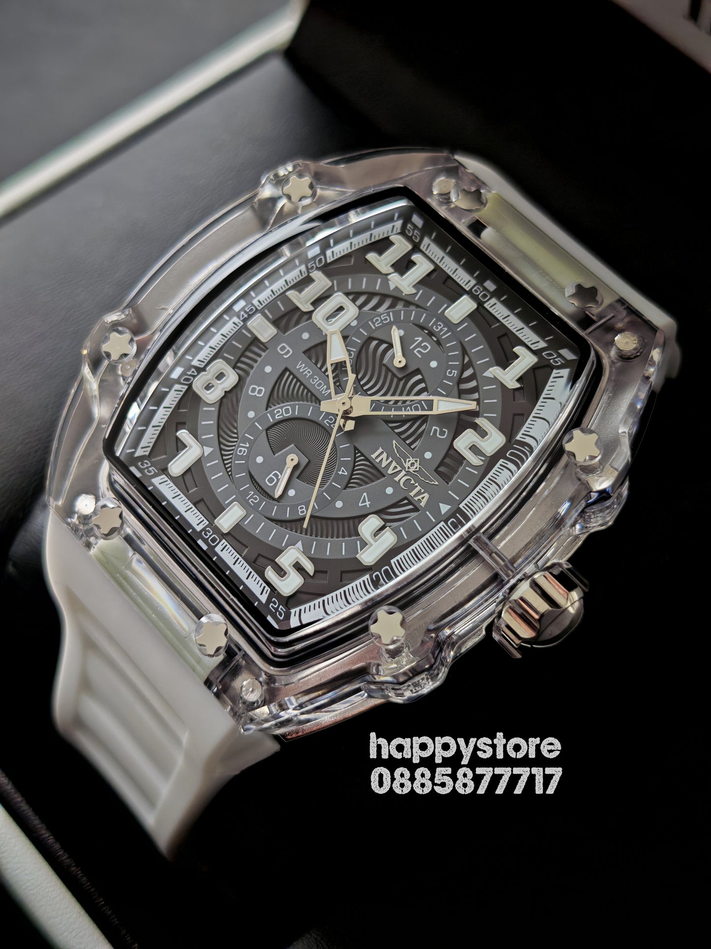 INVICTA Cyclone white/silver 49 mm