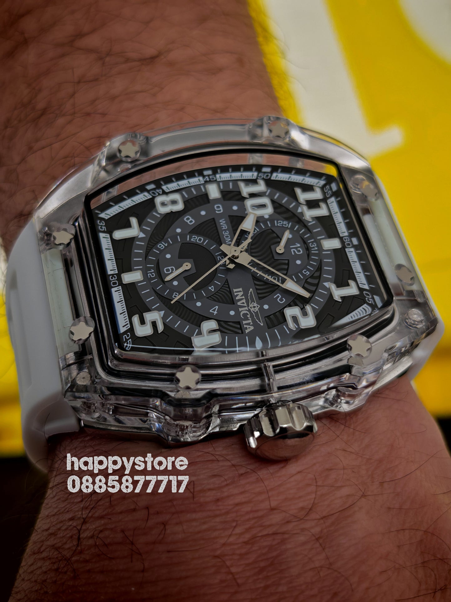 INVICTA Cyclone white/silver 49 mm