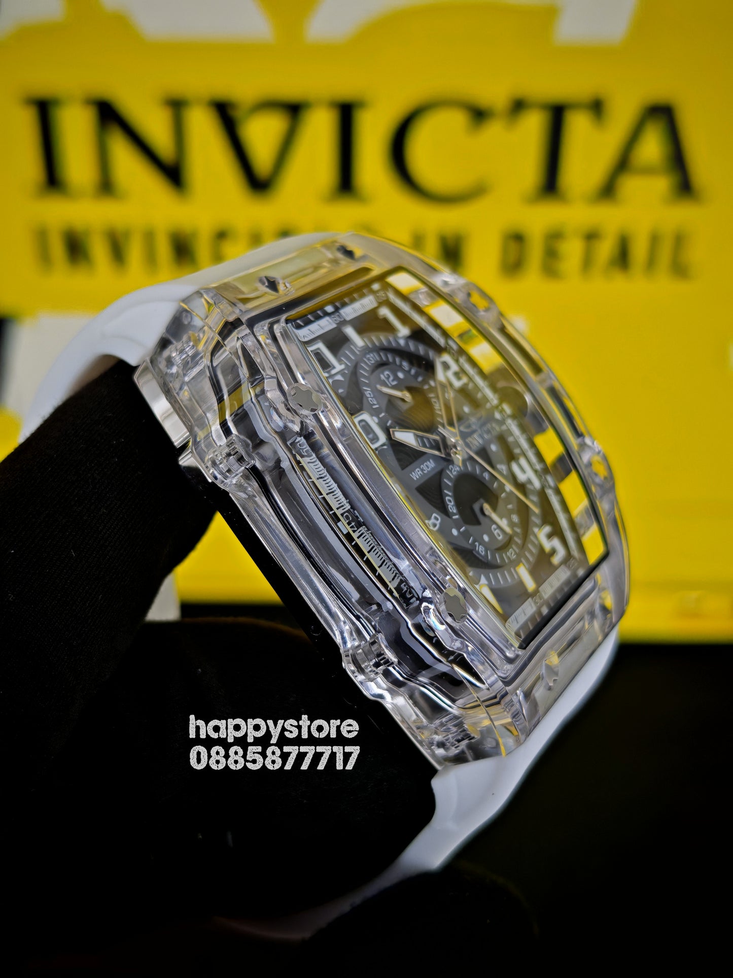 INVICTA Cyclone white/silver 49 mm
