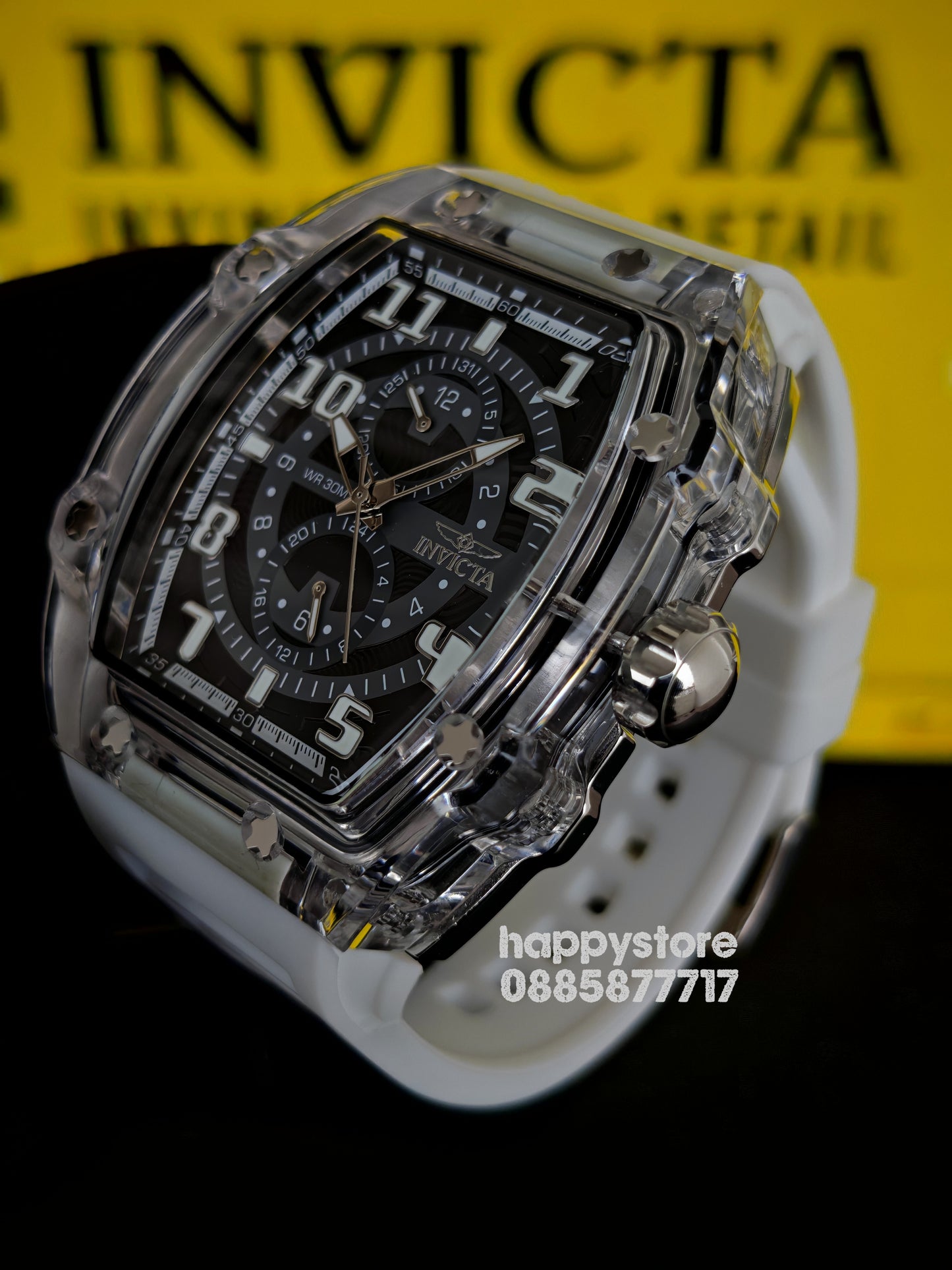 INVICTA Cyclone white/silver 49 mm
