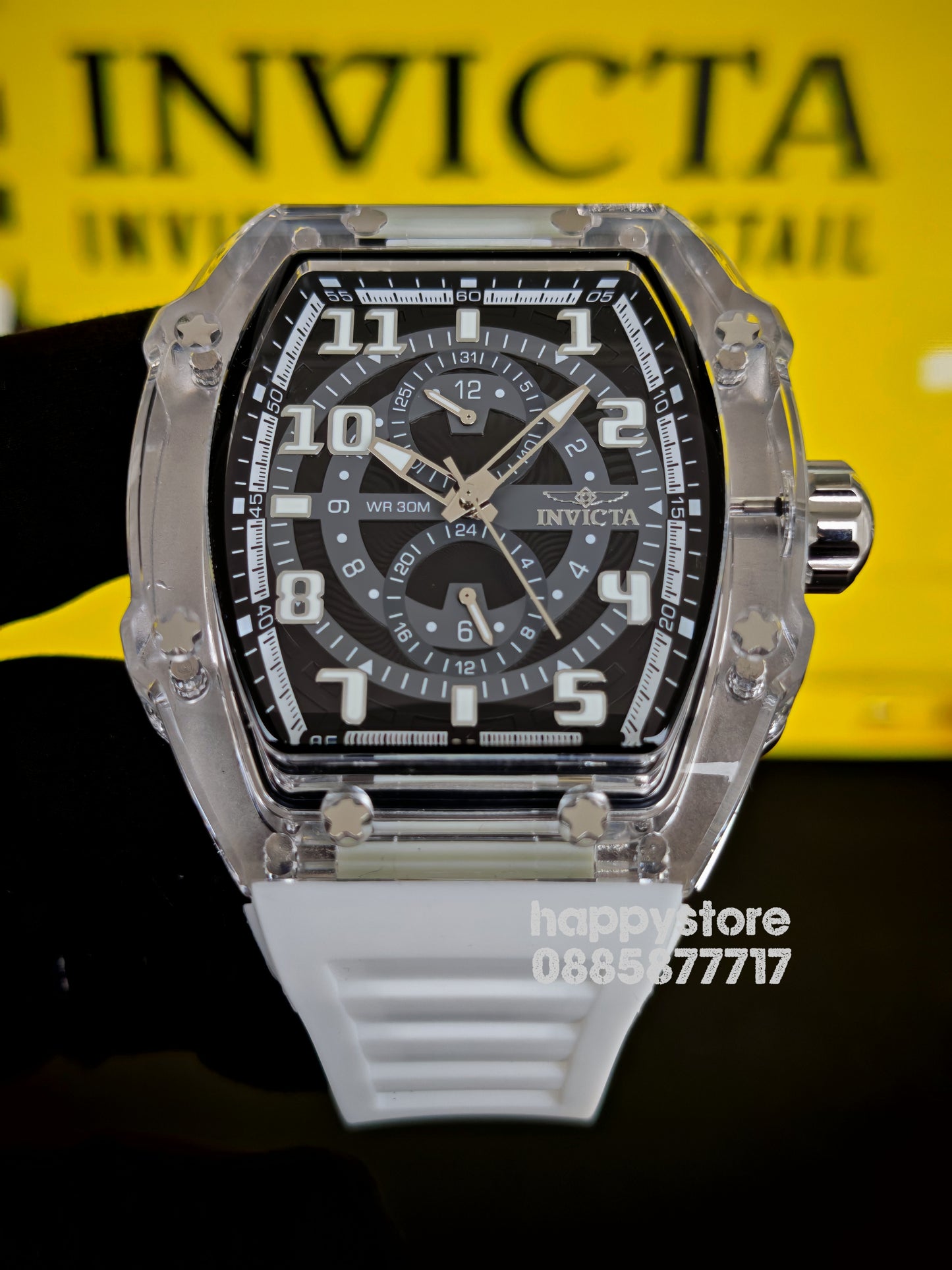 INVICTA Cyclone white/silver 49 mm