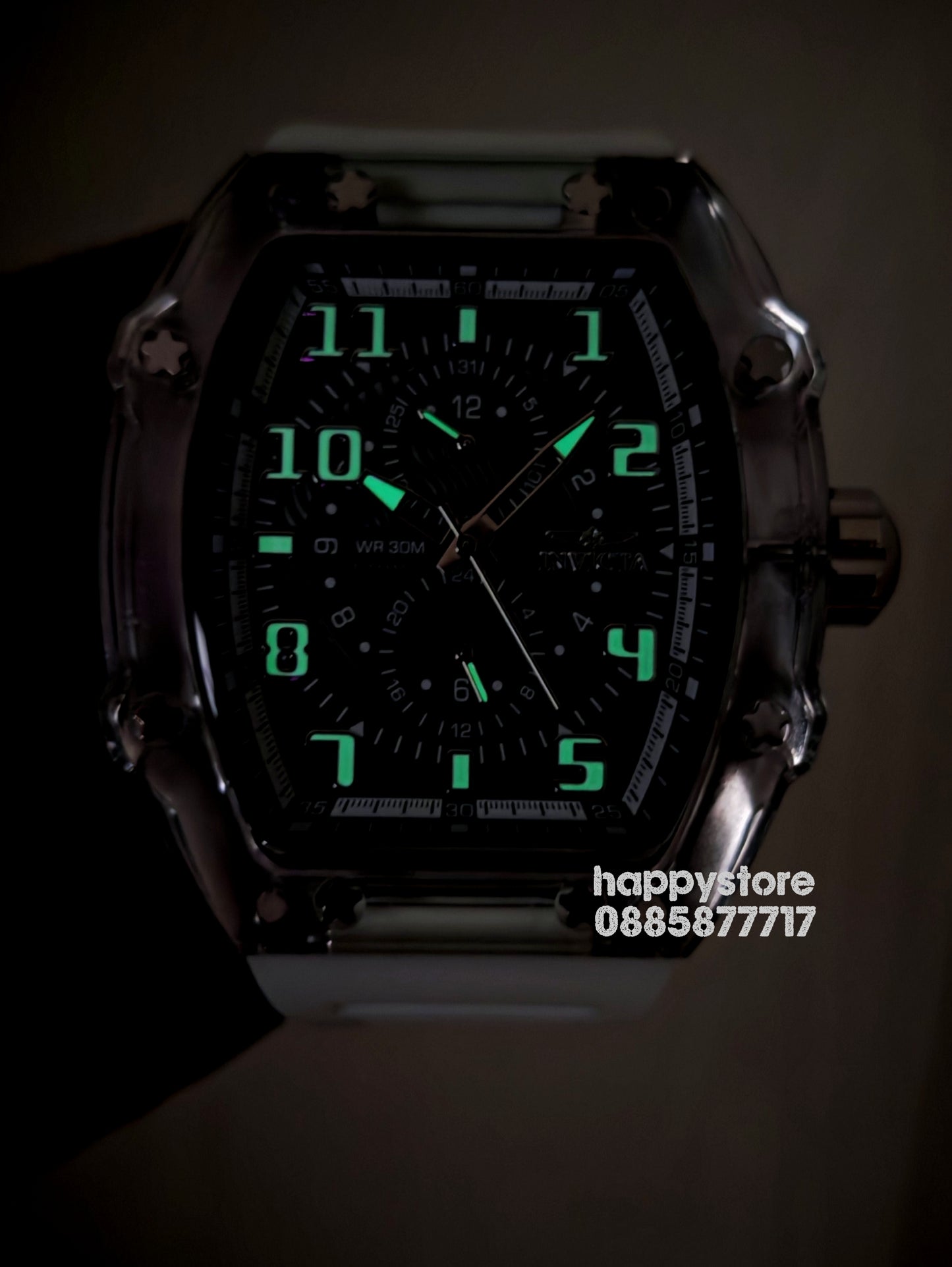 INVICTA Cyclone white/silver 49 mm