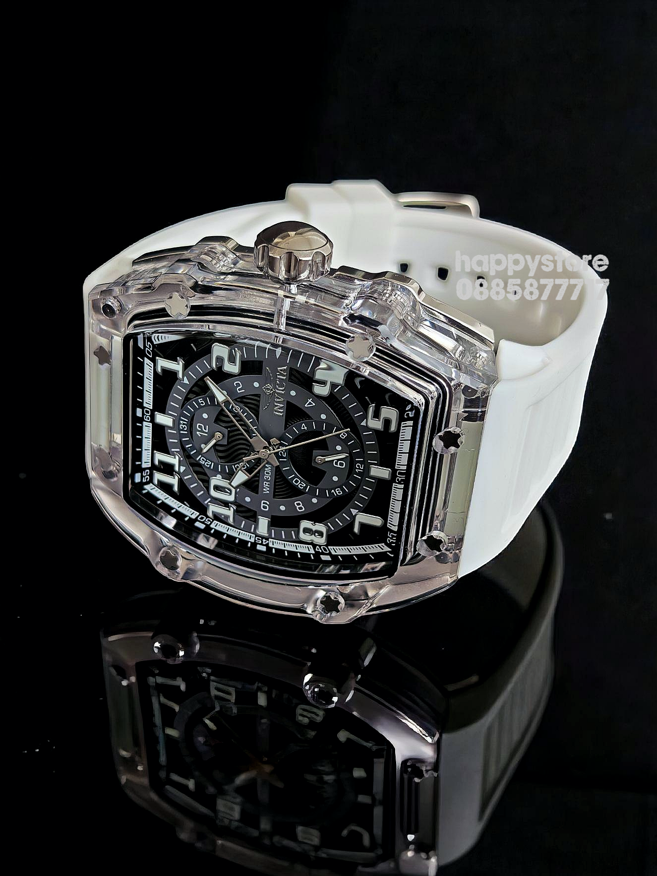 INVICTA Cyclone white/silver 49 mm