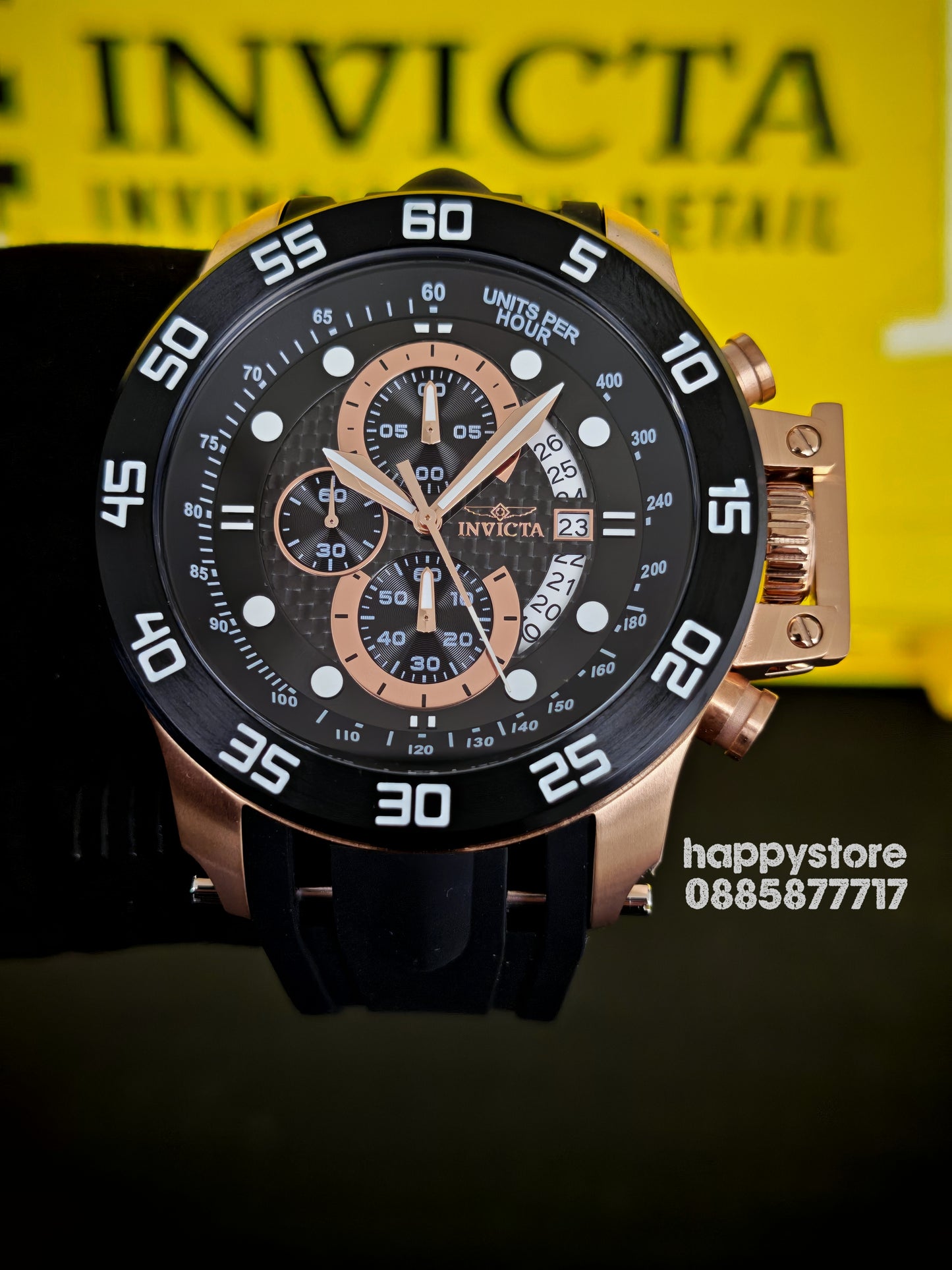 INVICTA I-Force black gold 51 mm