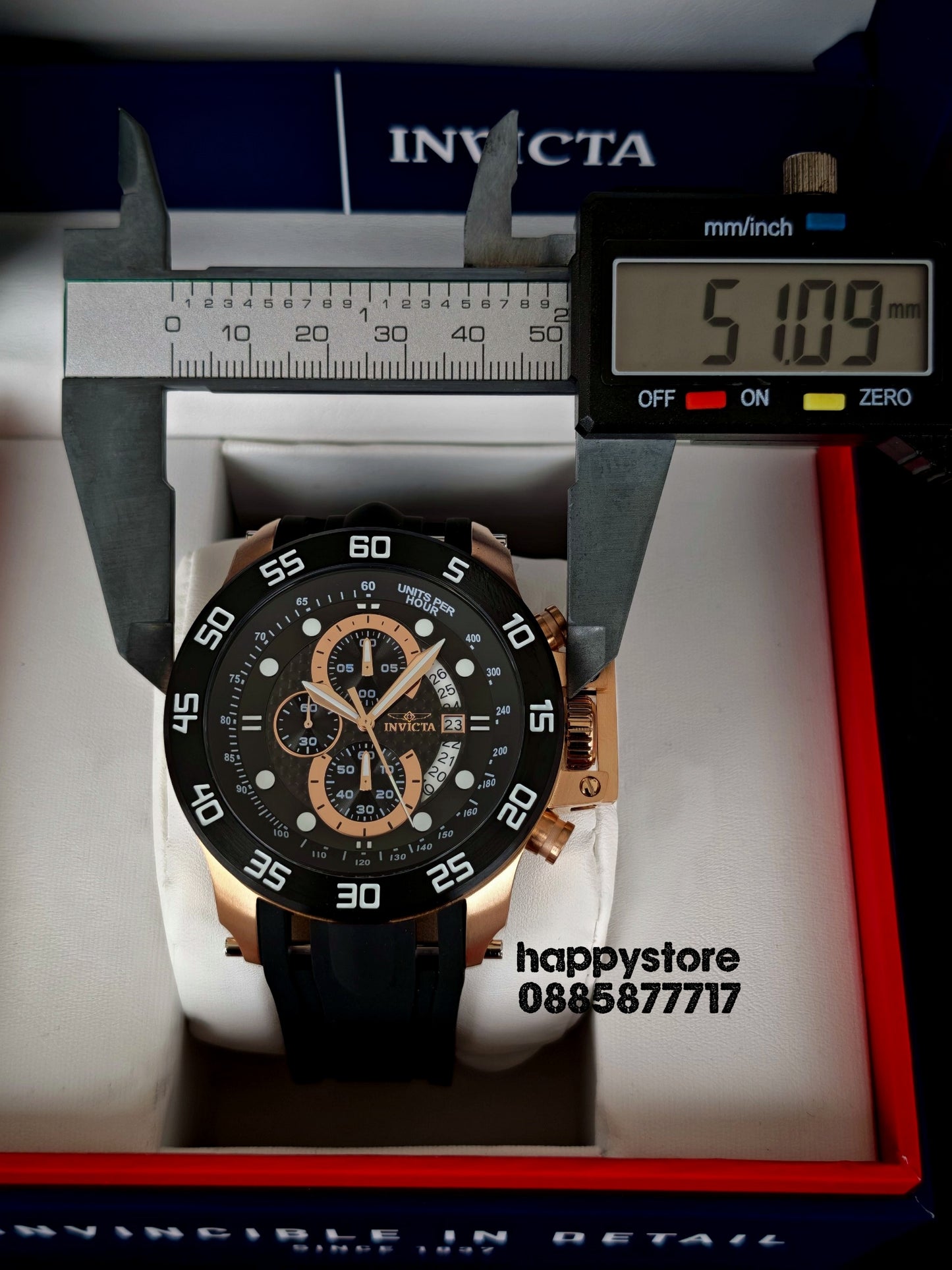INVICTA I-Force black gold 51 mm