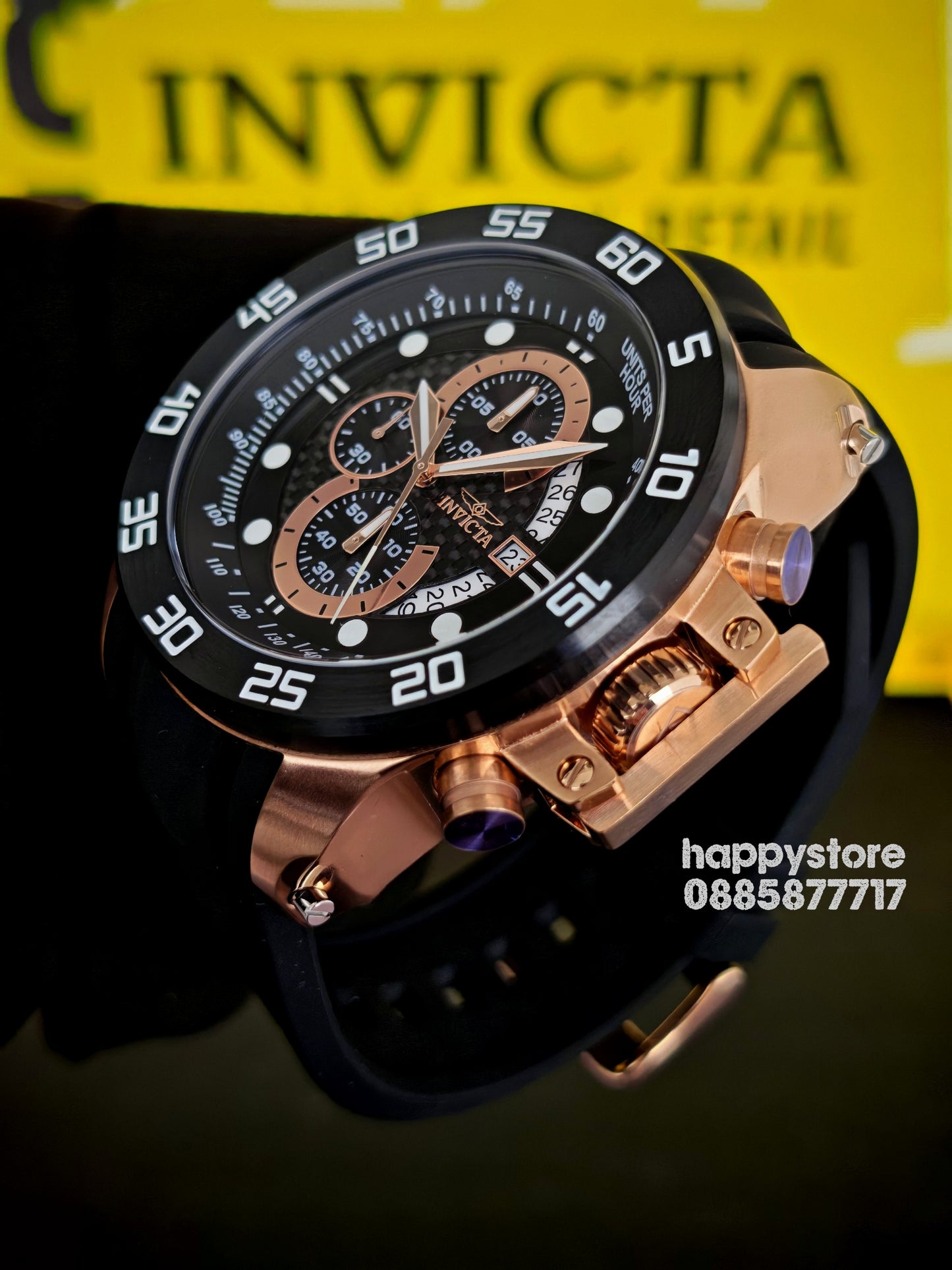 INVICTA I-Force black gold 51 mm