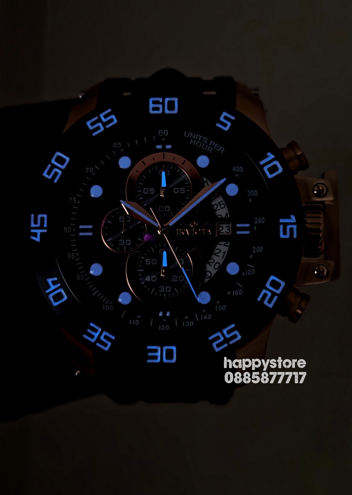INVICTA I-Force black gold 51 mm