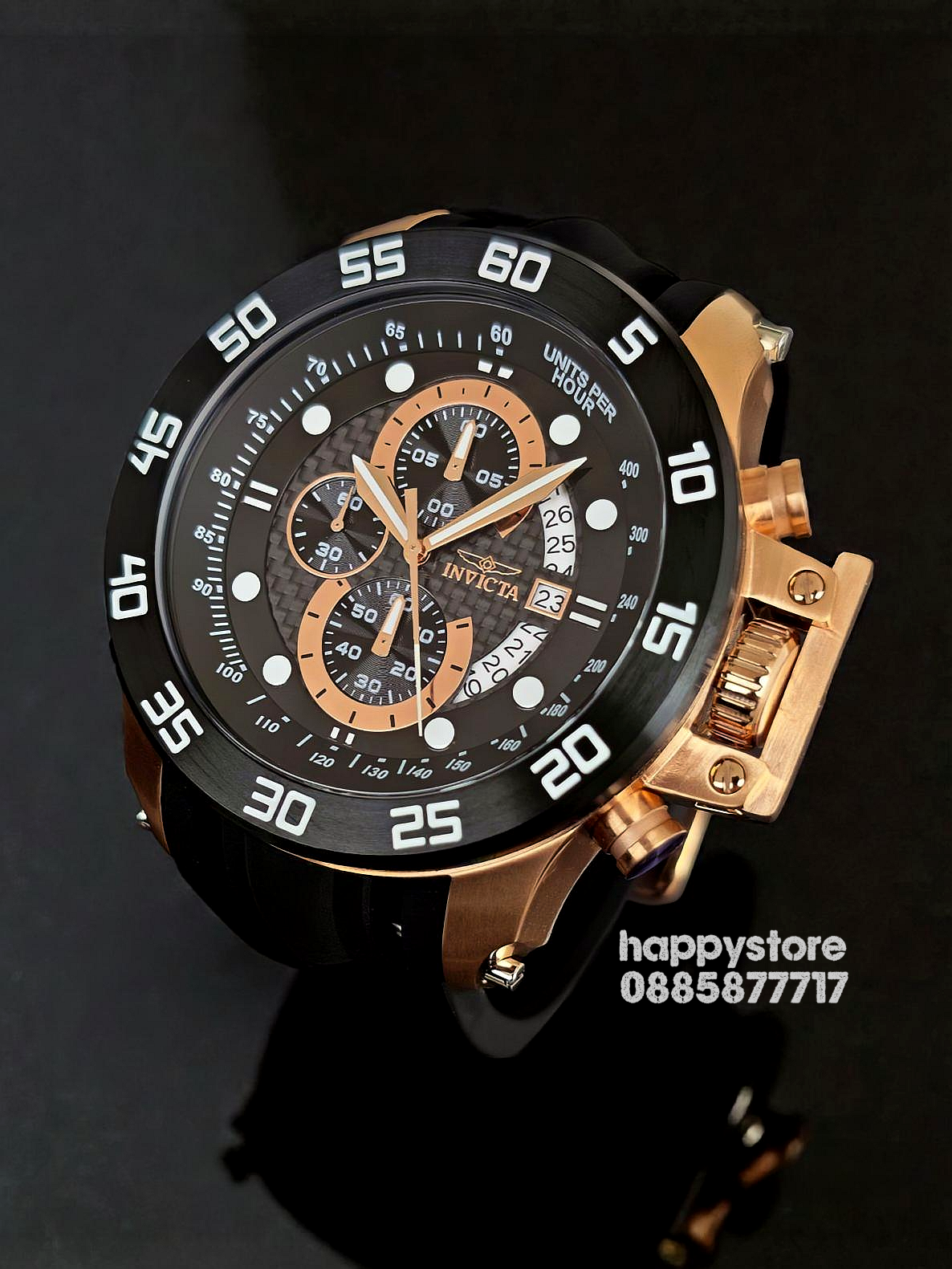 INVICTA I-Force black gold 51 mm