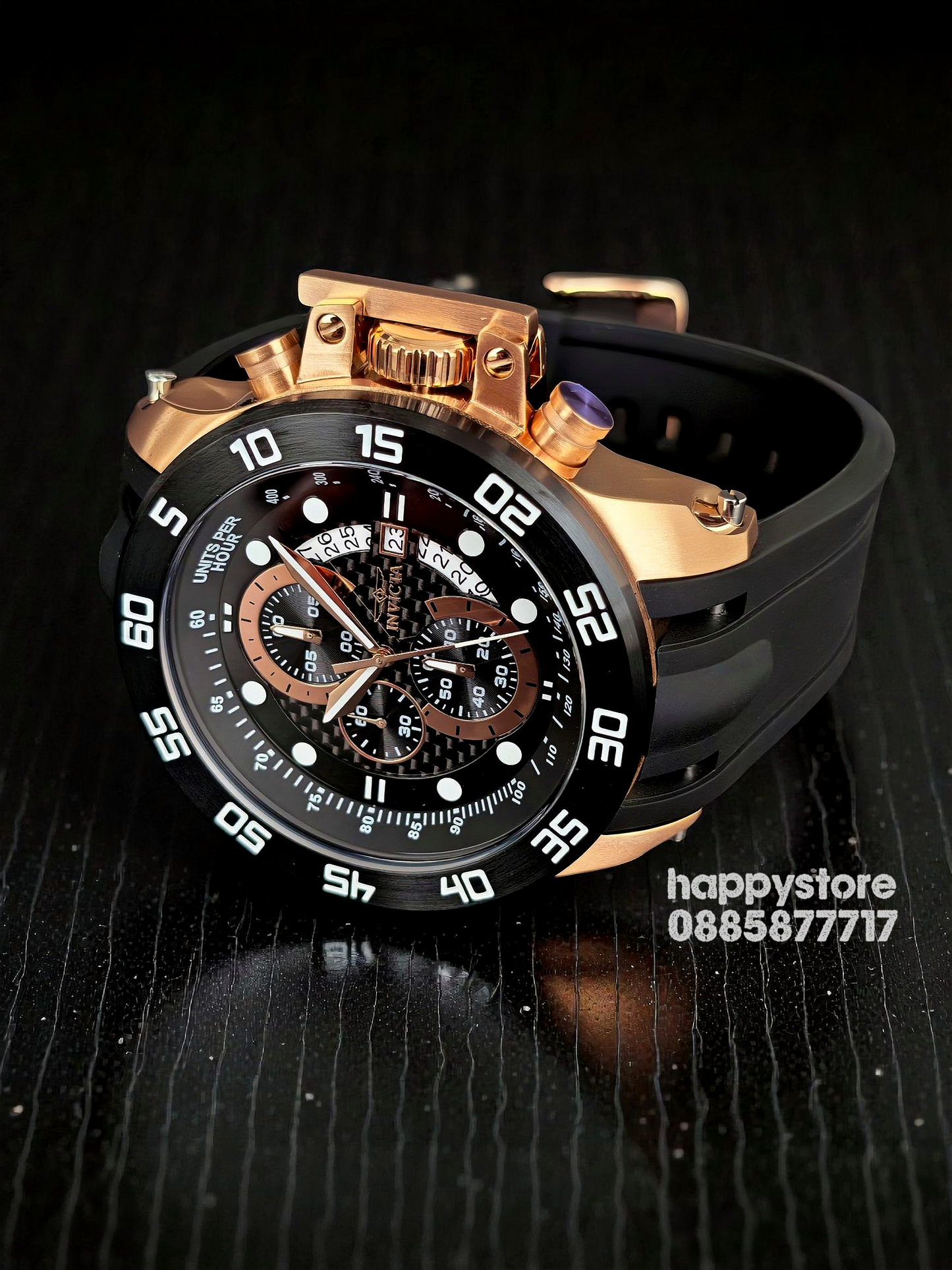 INVICTA I-Force black gold 51 mm