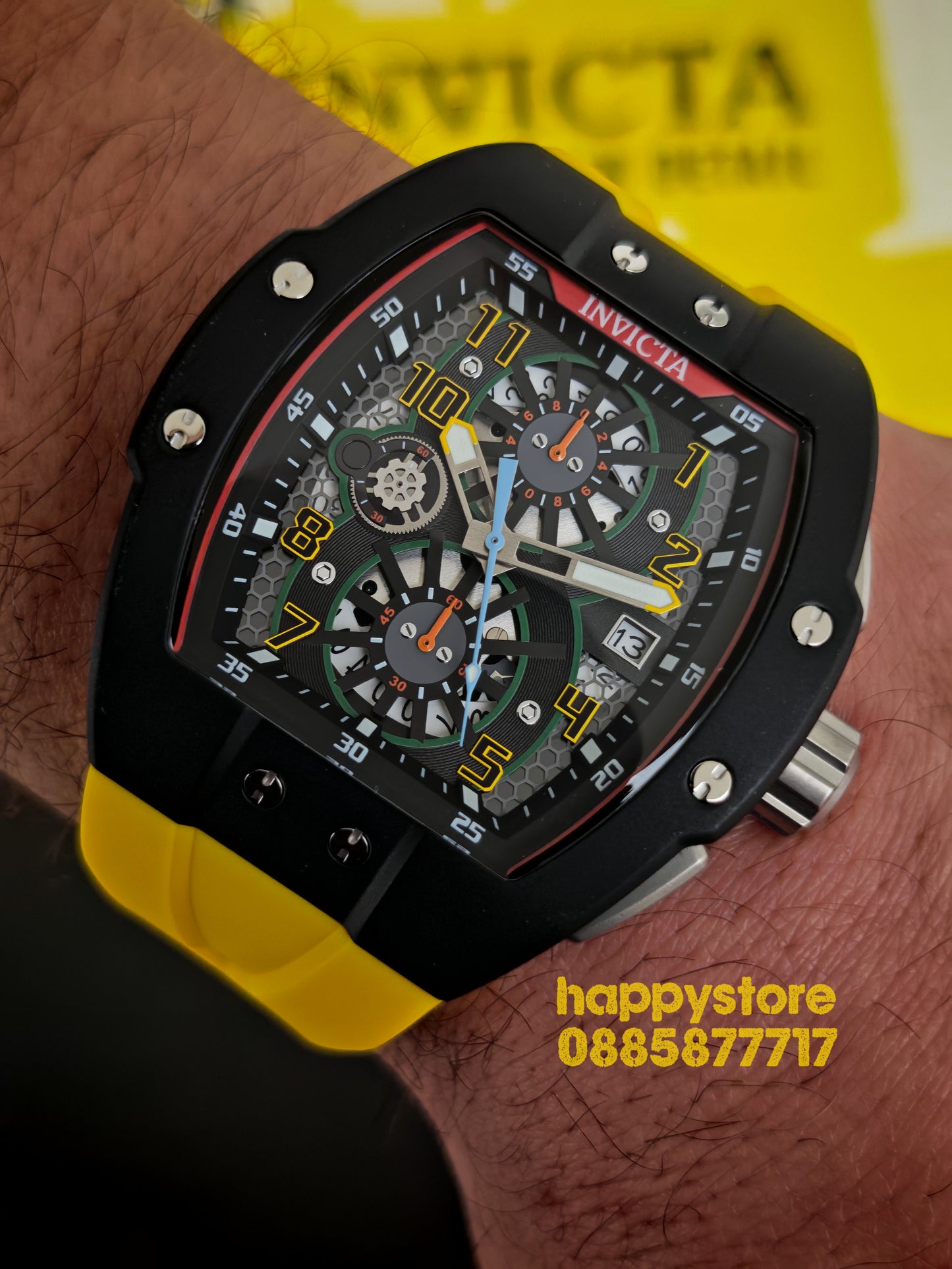 INVICTA Strada Yellow 47 mm