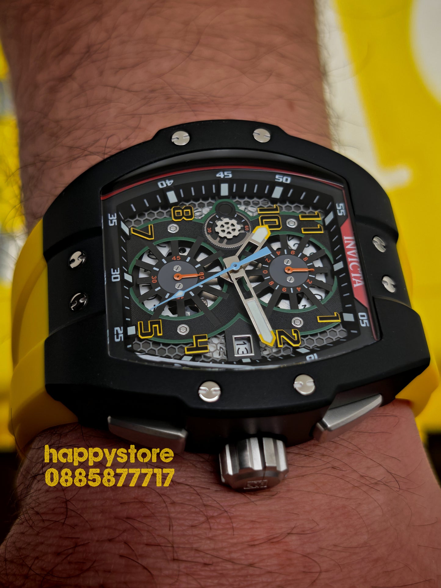 INVICTA Strada Yellow 47 mm