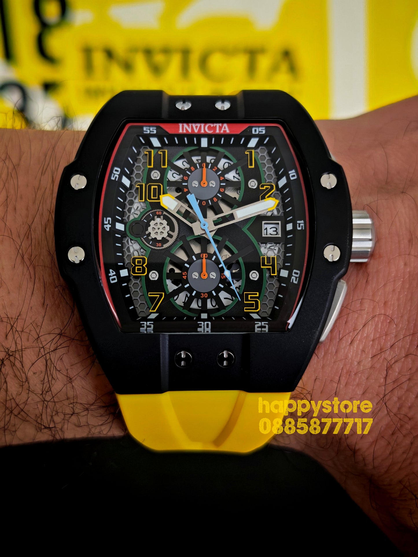 INVICTA Strada Yellow 47 mm