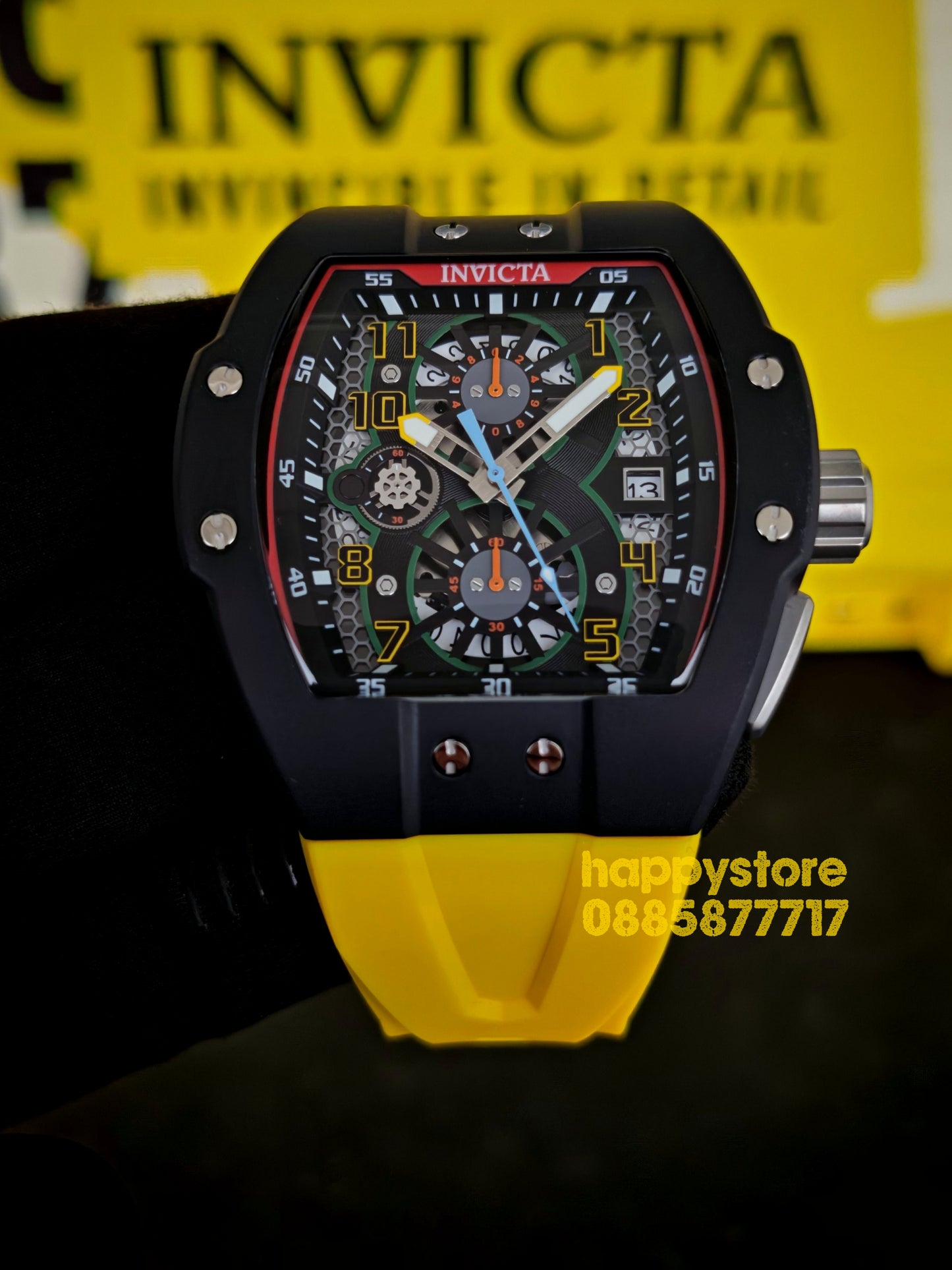 INVICTA Strada Yellow 47 mm