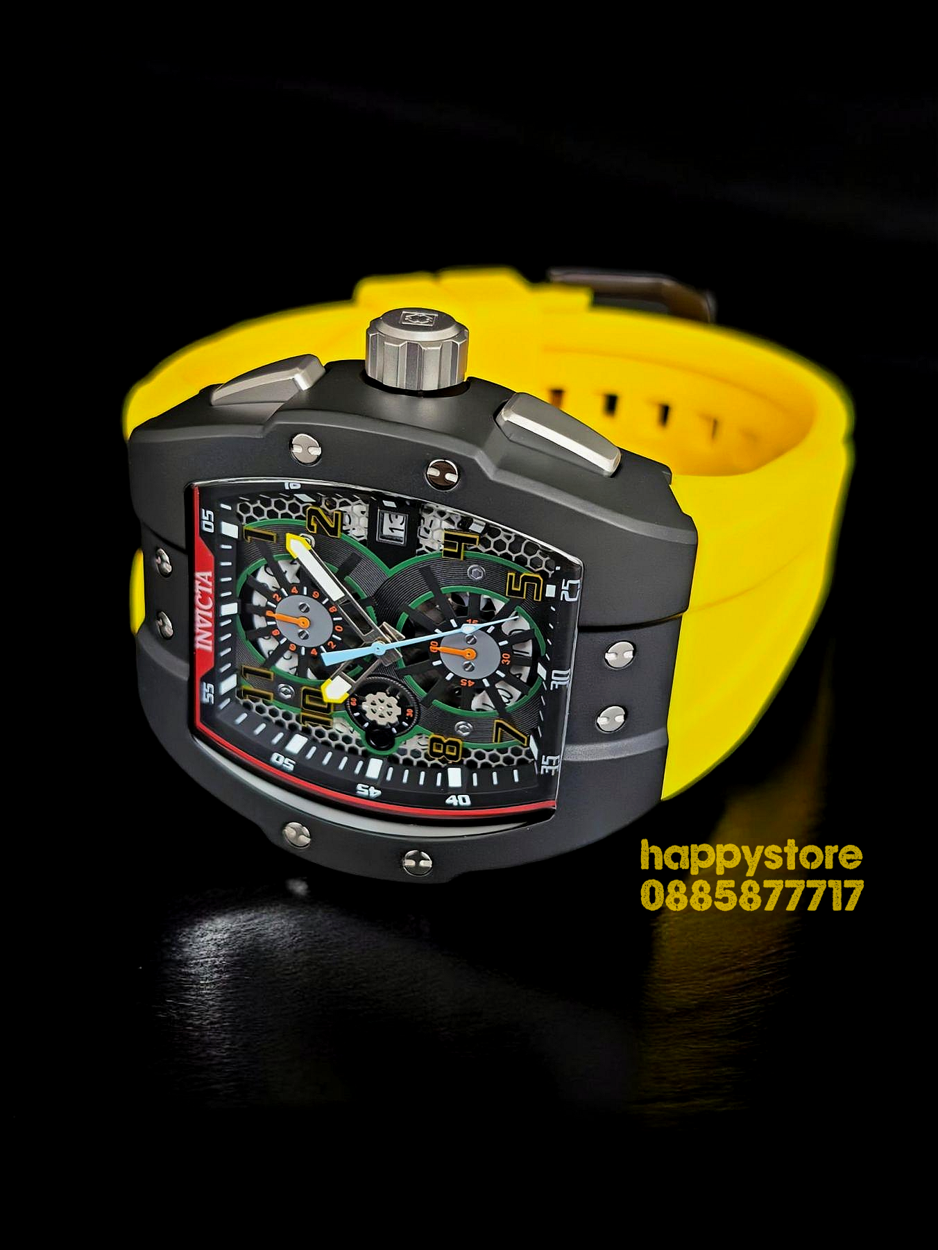 INVICTA Strada Yellow 47 mm