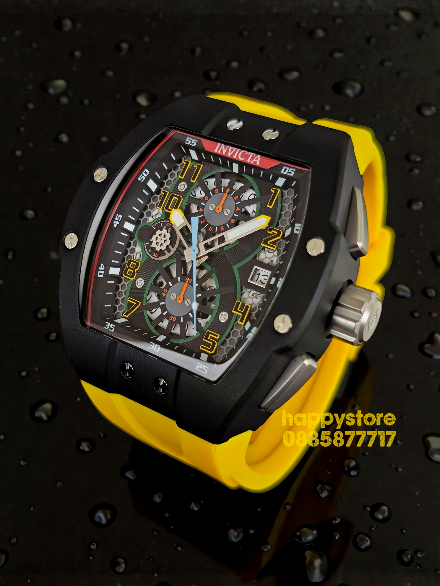 INVICTA Strada Yellow 47 mm
