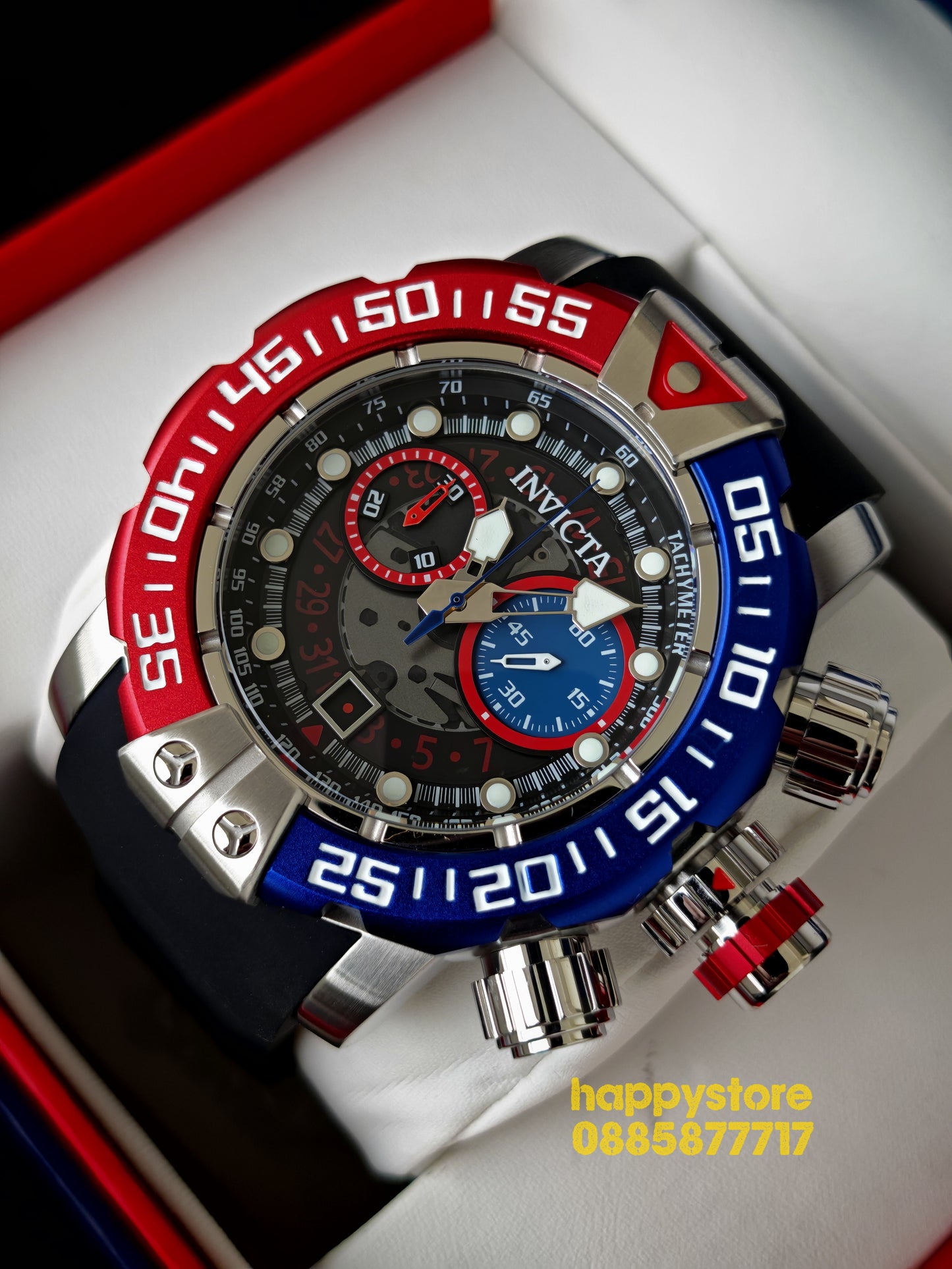 INVICTA Foxhound silver 57 mm