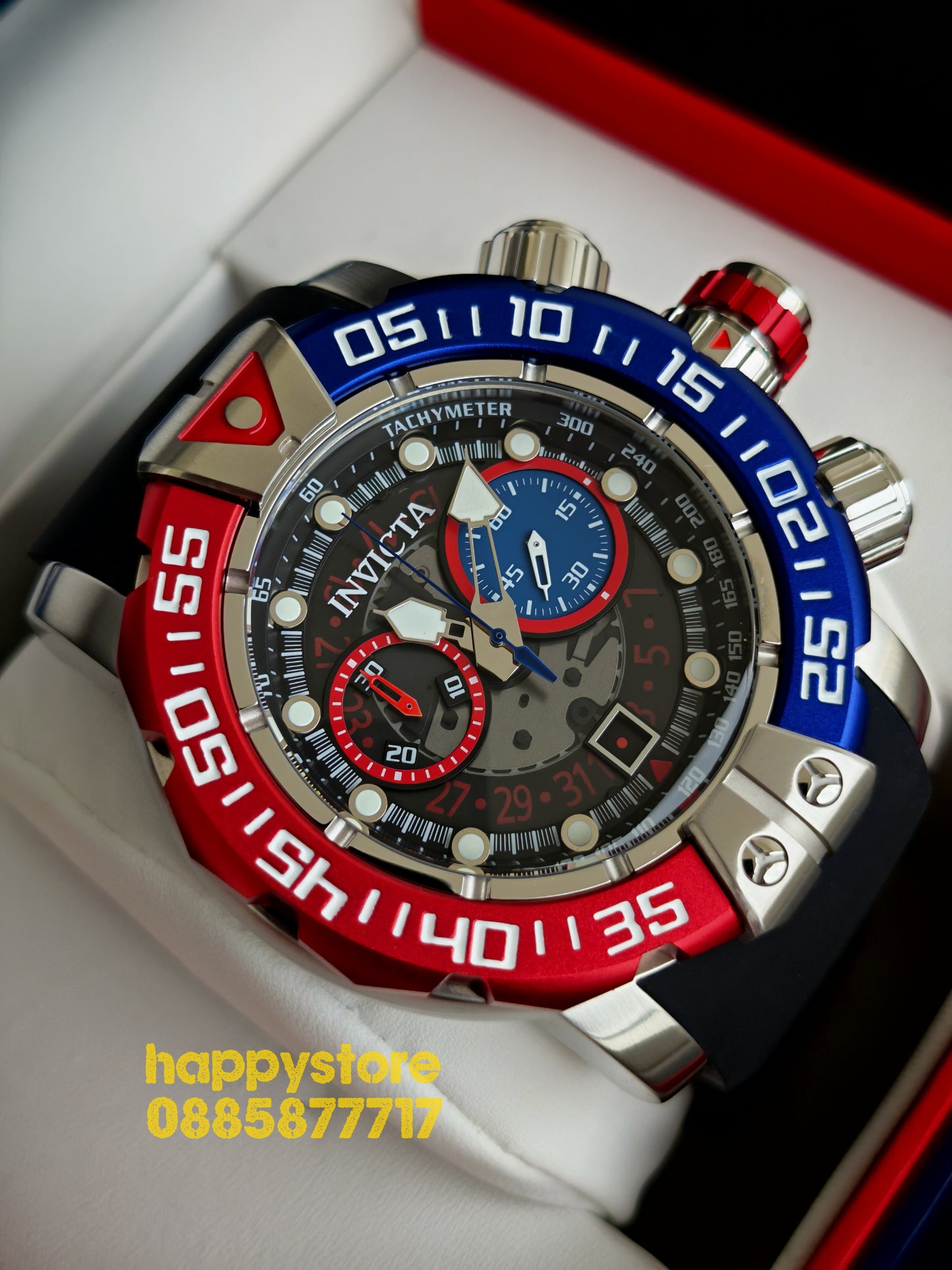 INVICTA Foxhound silver 57 mm
