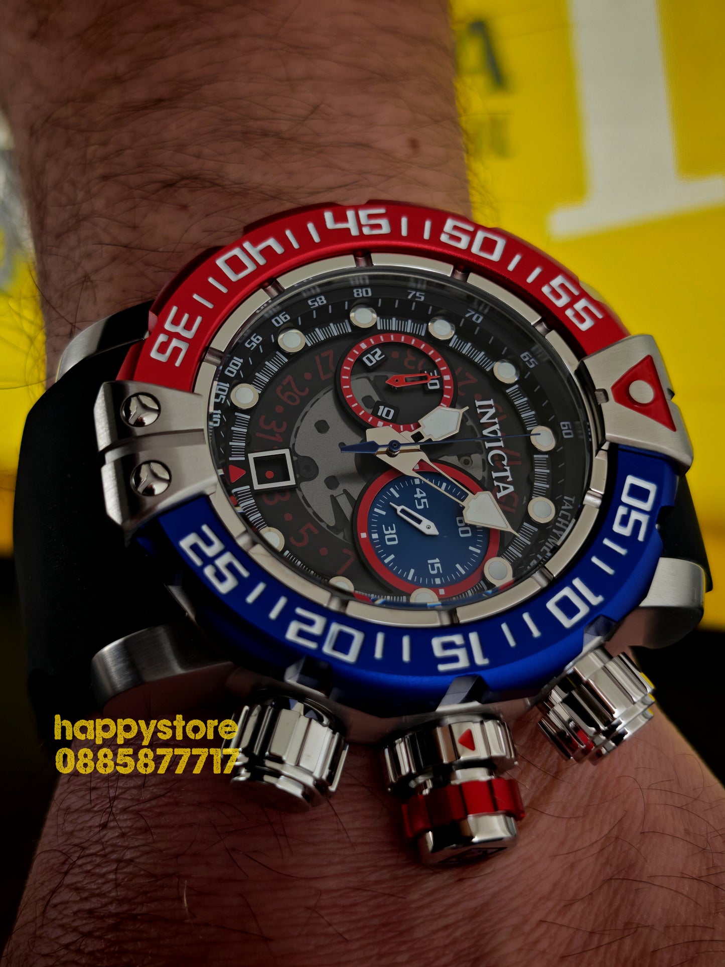 INVICTA Foxhound silver 57 mm