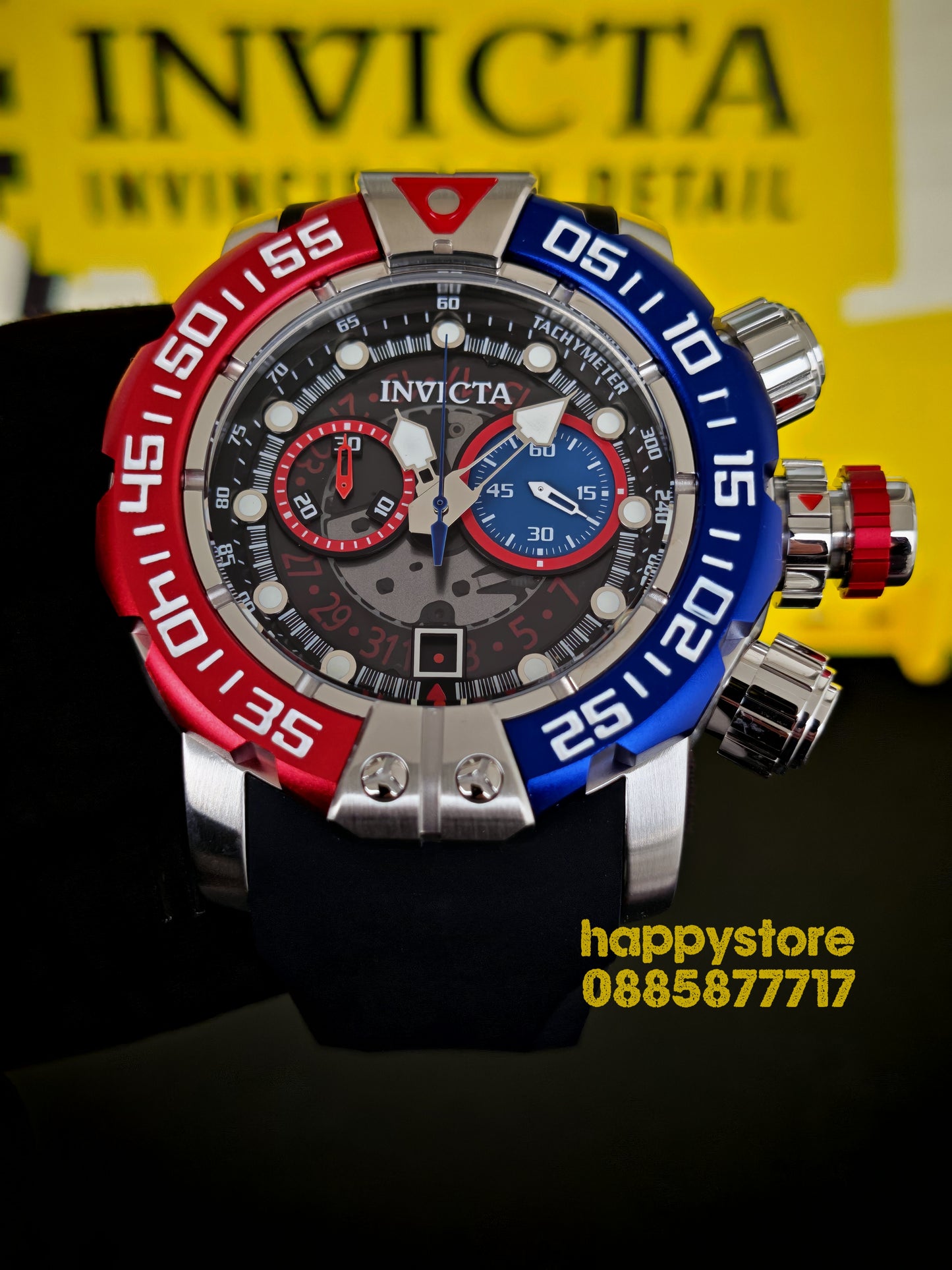 INVICTA Foxhound silver 57 mm