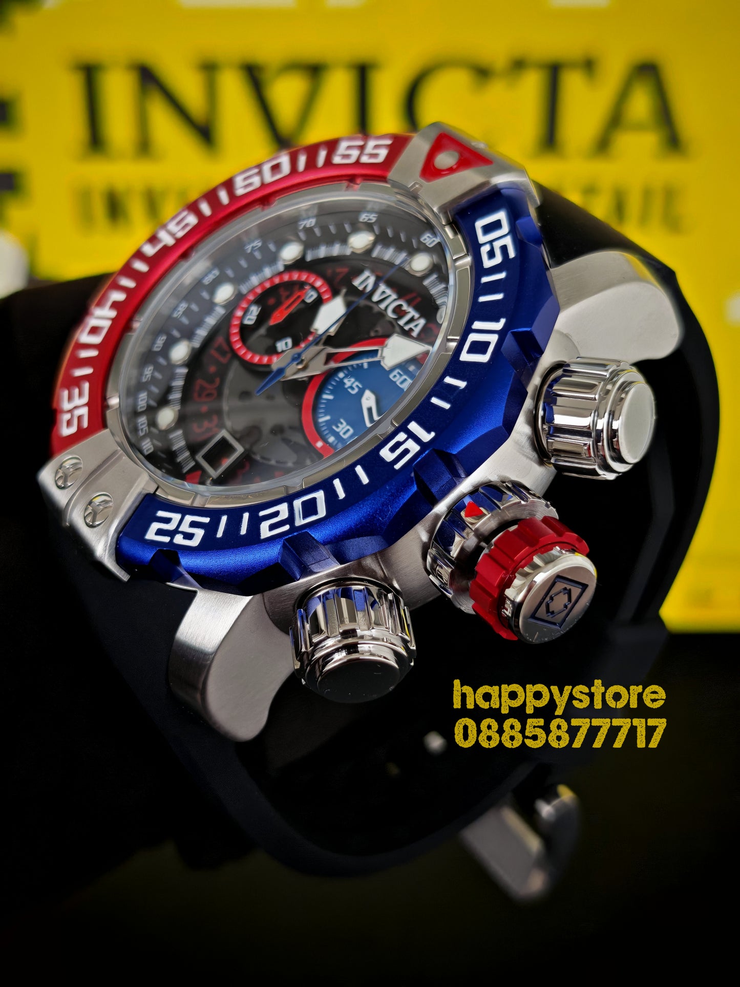 INVICTA Foxhound silver 57 mm