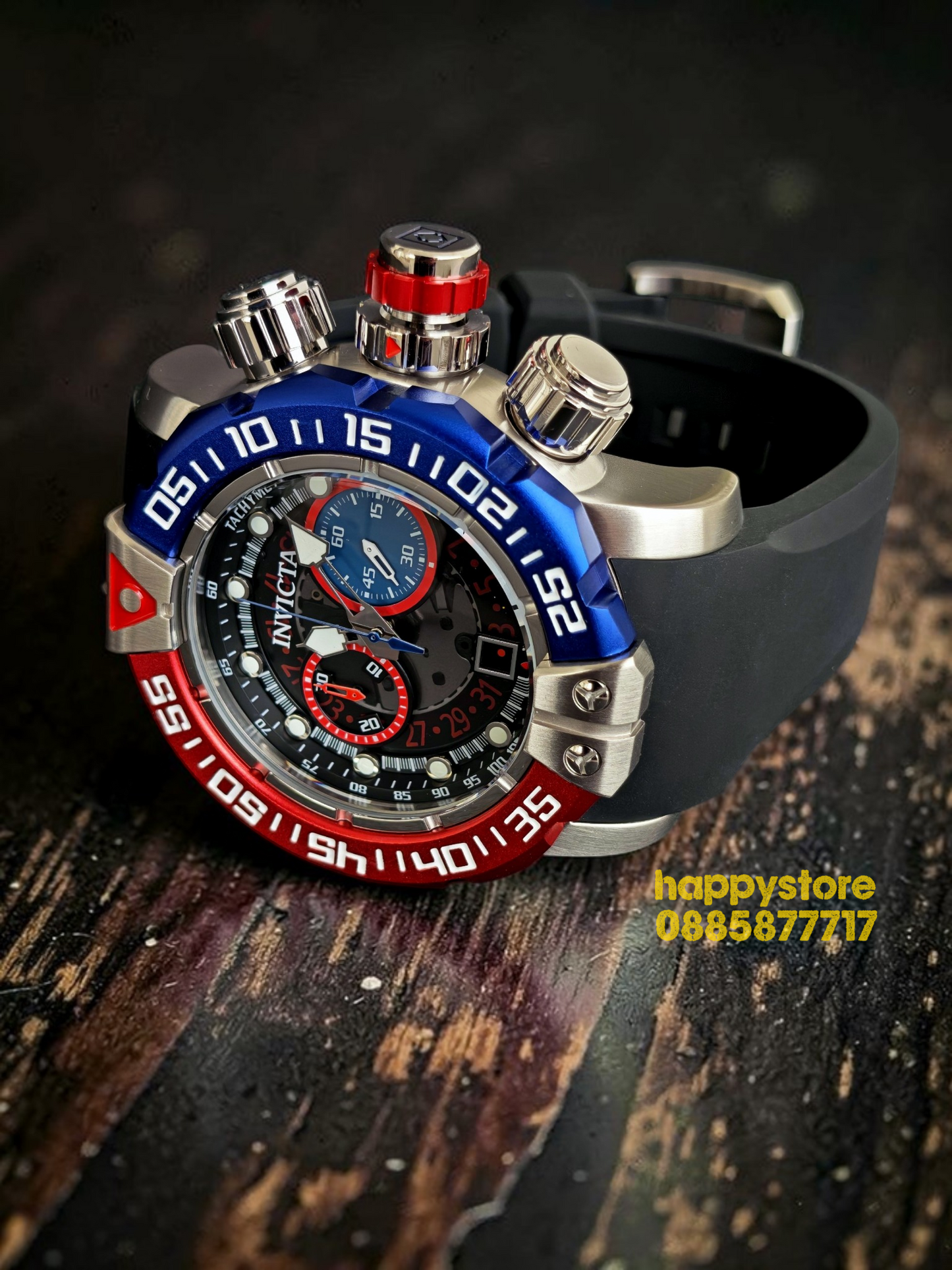 INVICTA Foxhound silver 57 mm