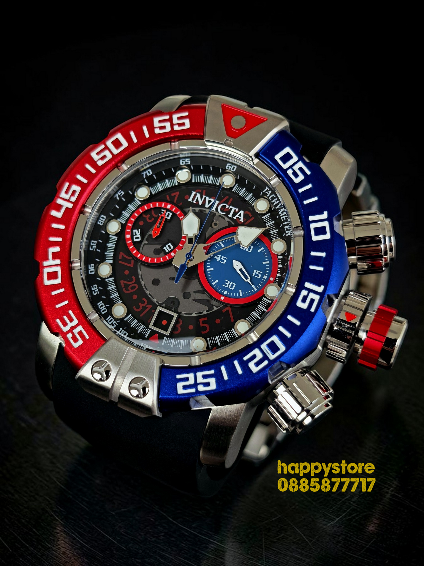 INVICTA Foxhound silver 57 mm