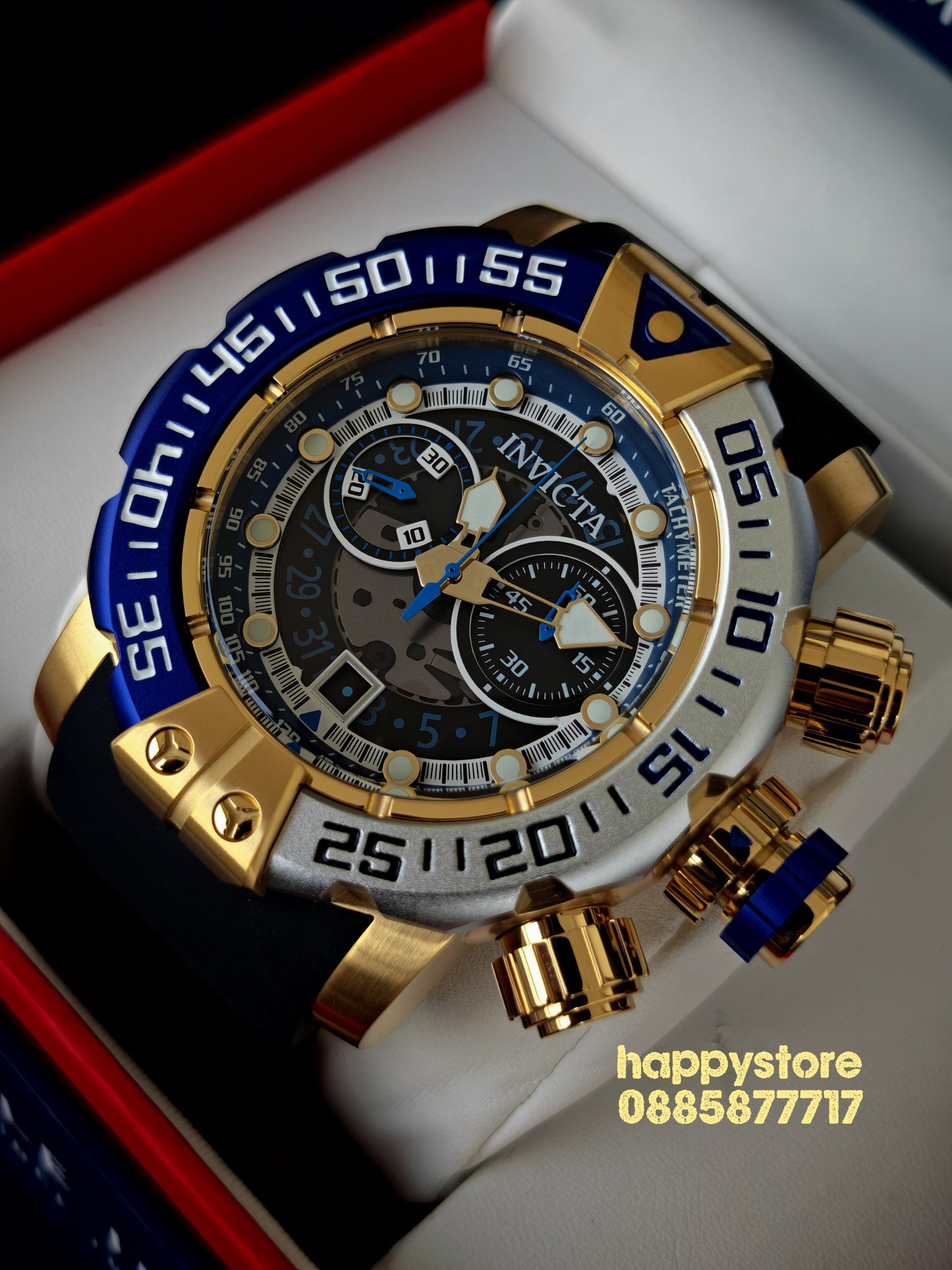 INVICTA Foxhound gold 57 mm