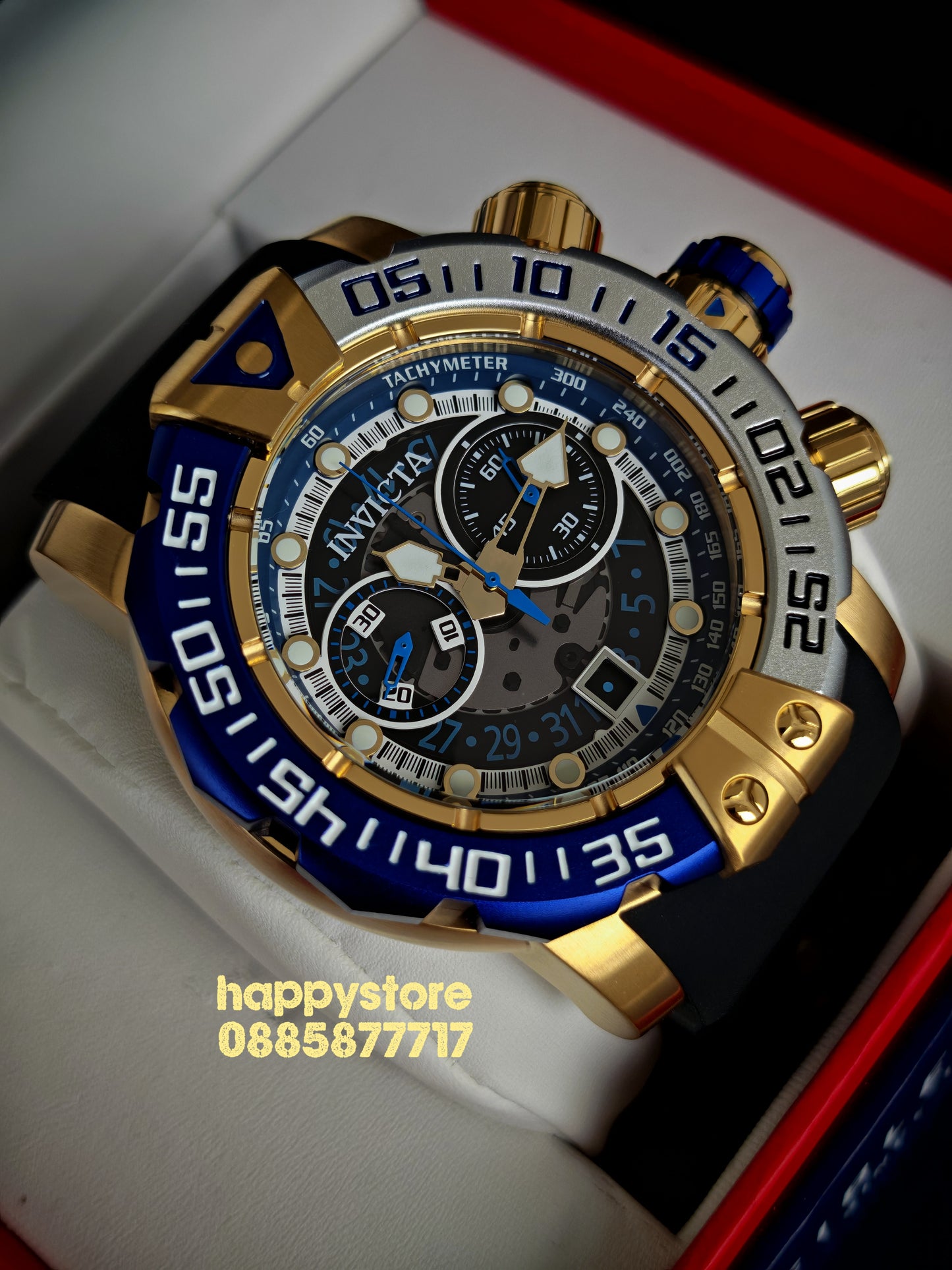 INVICTA Foxhound gold 57 mm