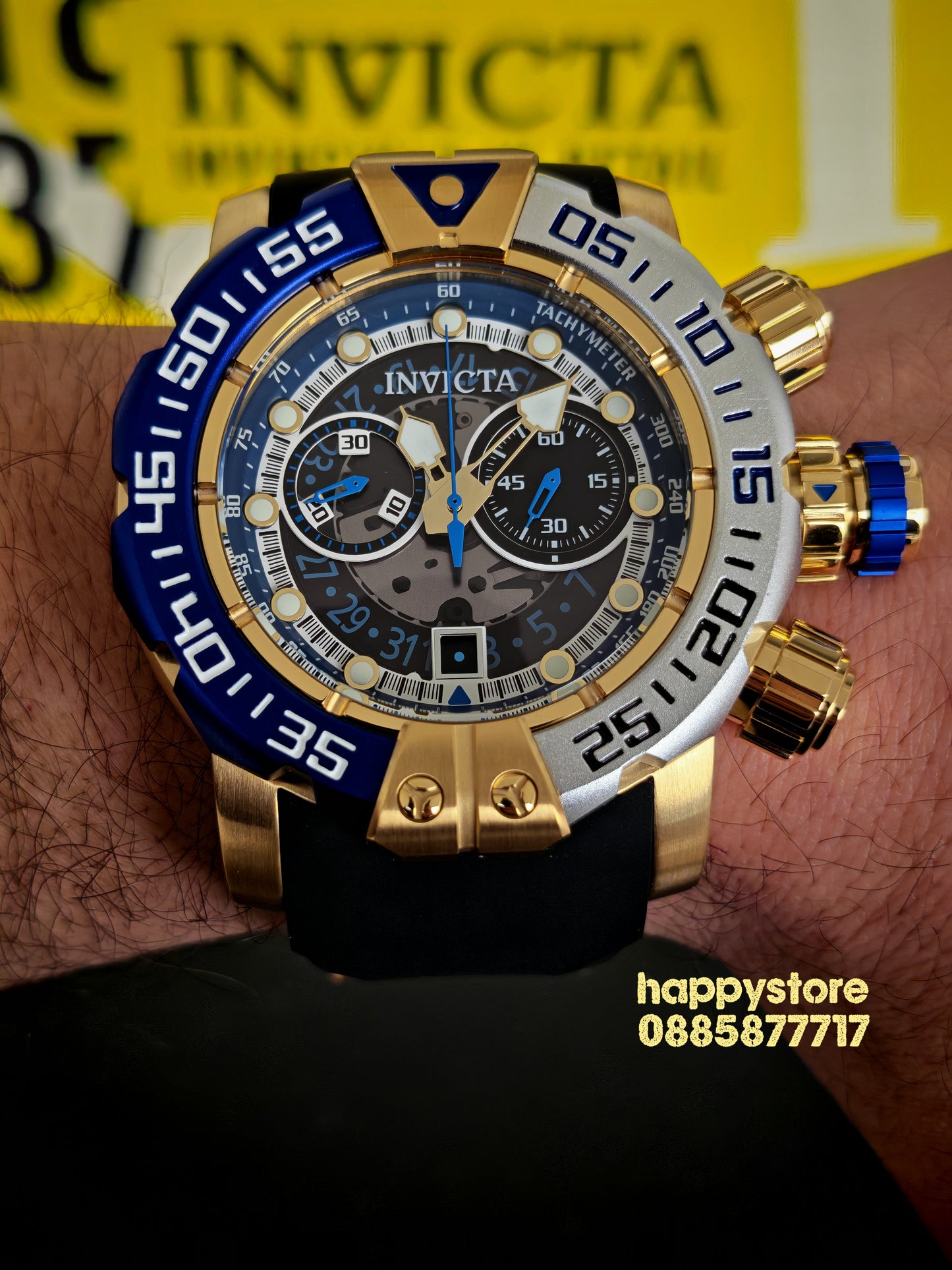INVICTA Foxhound gold 57 mm
