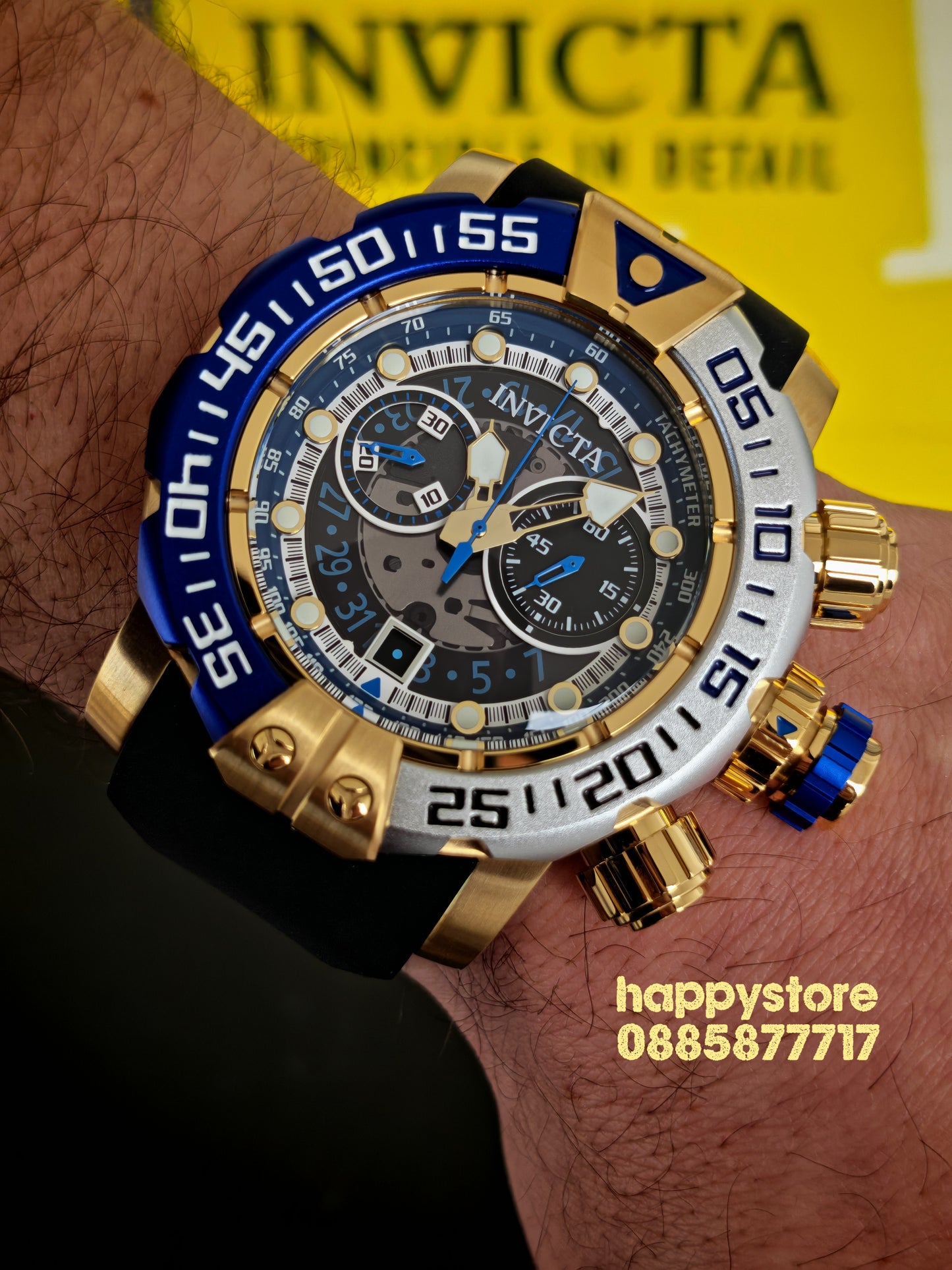 INVICTA Foxhound gold 57 mm