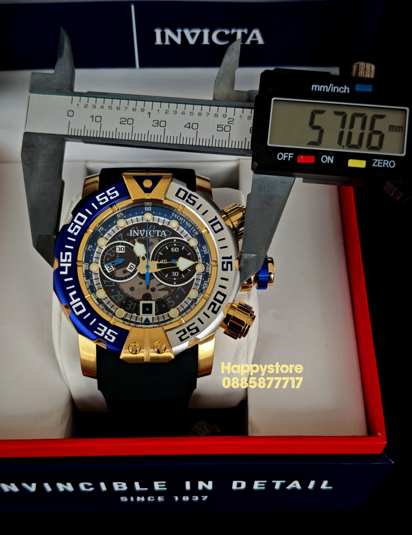 INVICTA Foxhound gold 57 mm