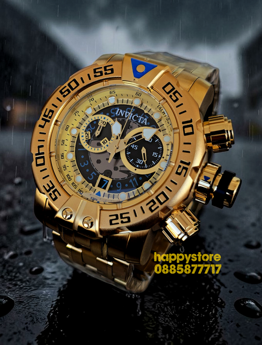 INVICTA Foxhound full metal Gold 57 mm