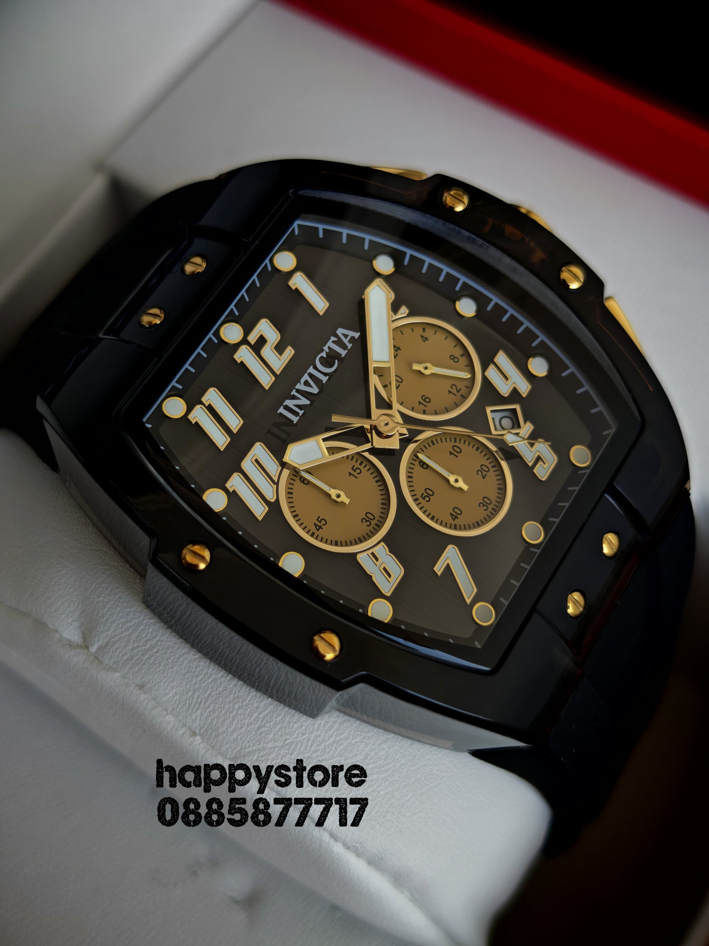 INVICTA Ghost black/gold 47 mm