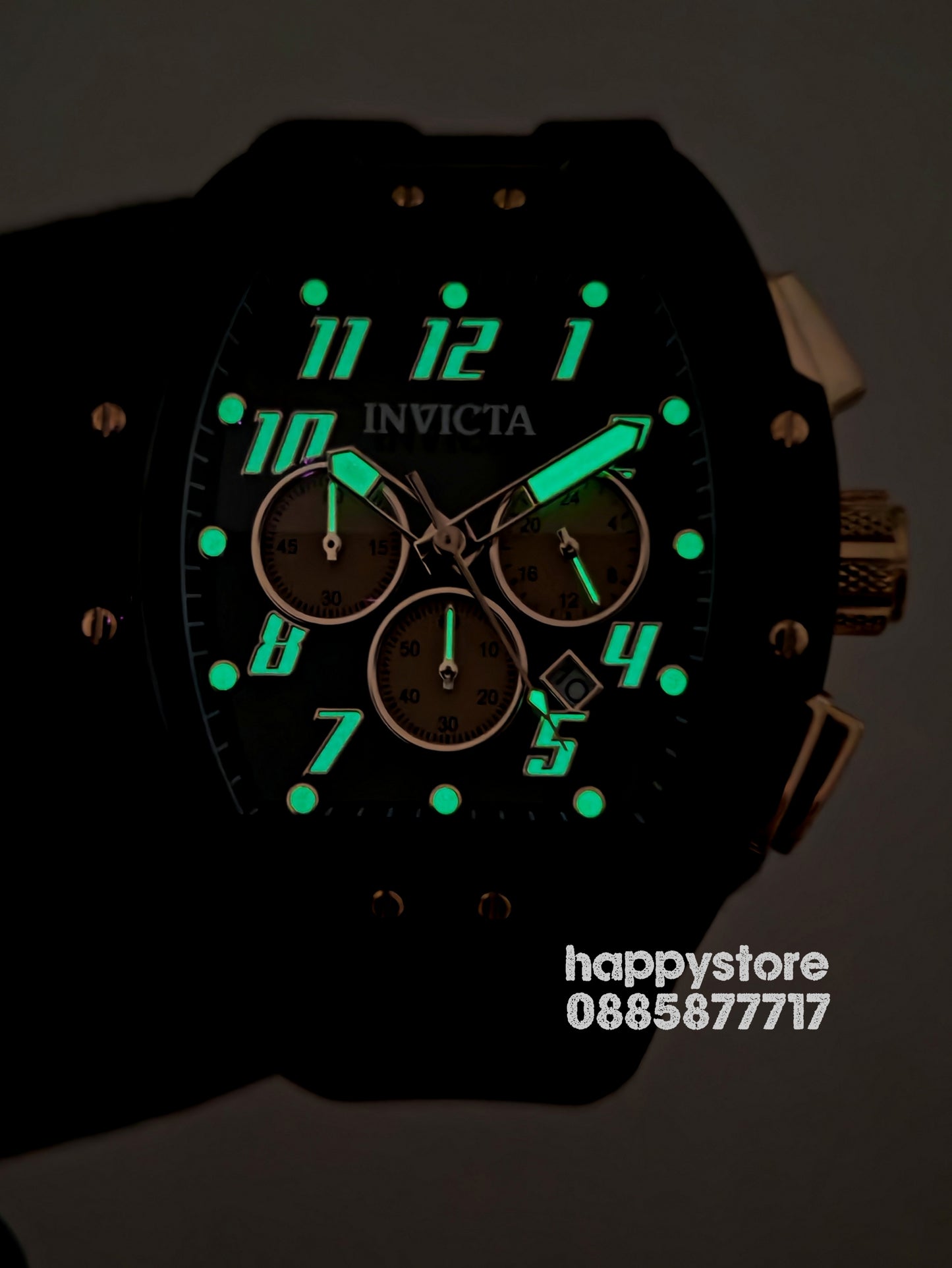 INVICTA Ghost black/gold 47 mm