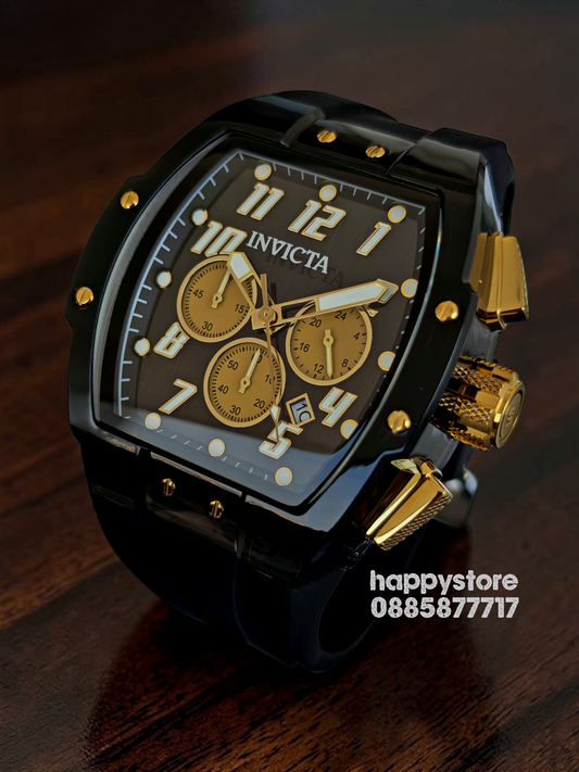 INVICTA Ghost black/gold 47 mm