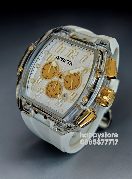 INVICTA Ghost white/gold 47 mm
