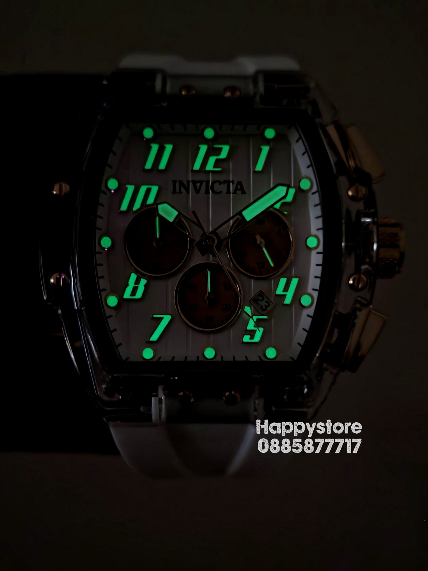 INVICTA Ghost white/gold 47 mm