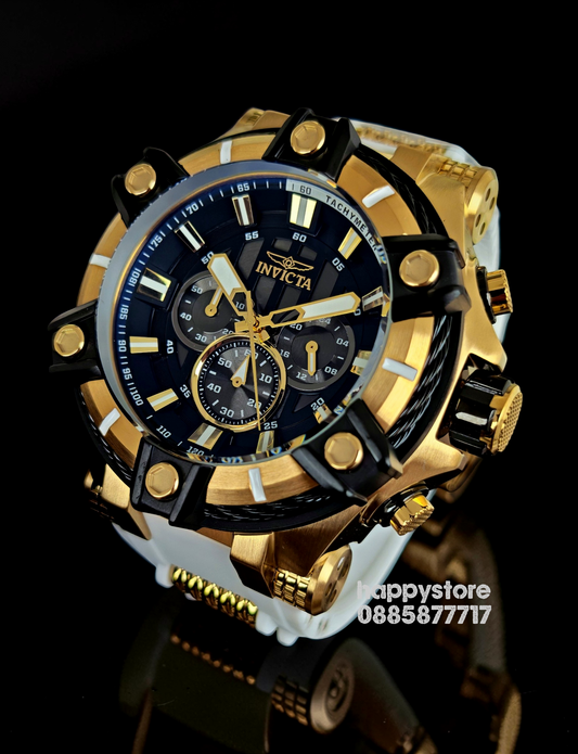 INVICTA Bolt Gunmetal white/gold 52 mm