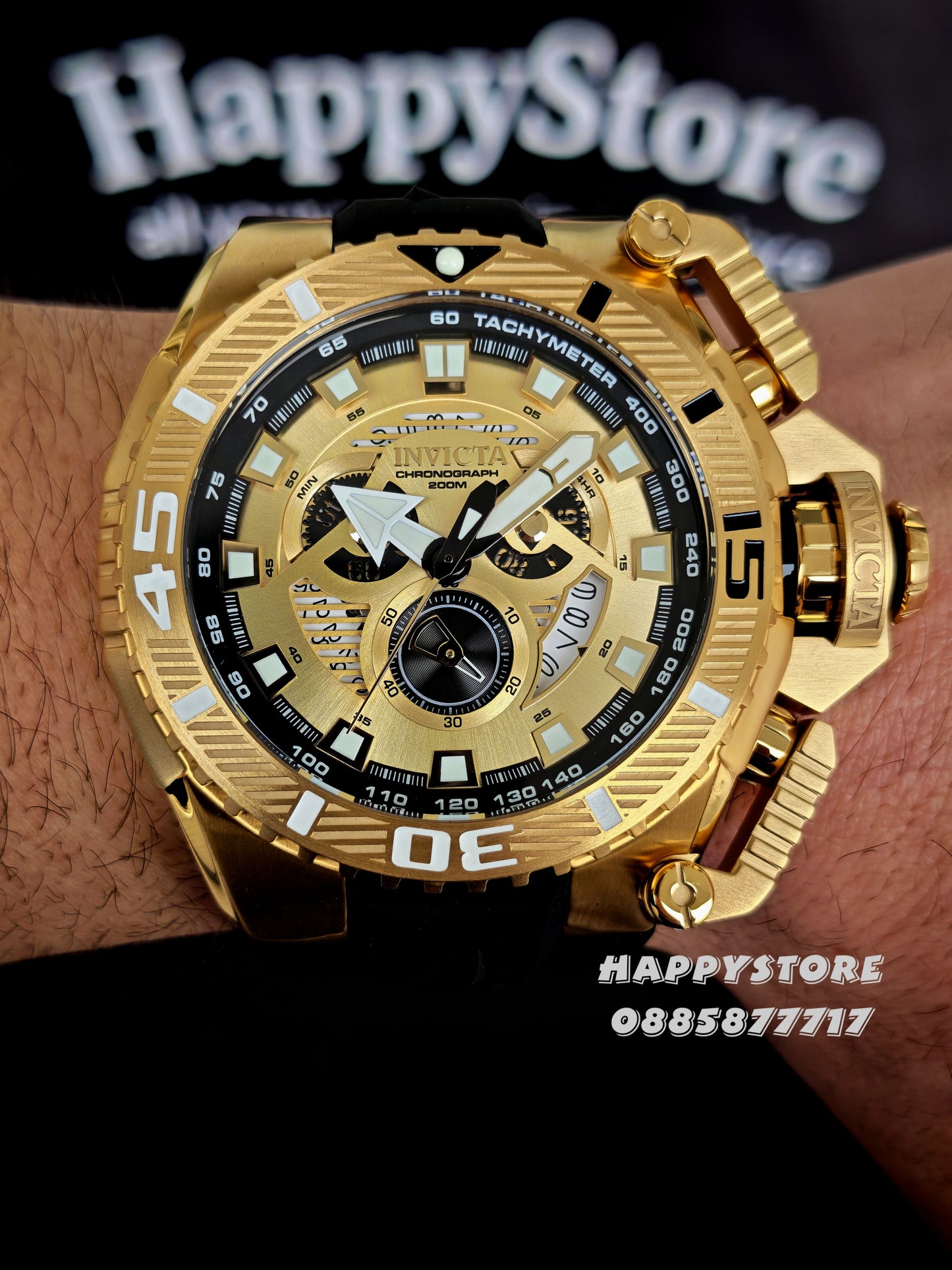 INVICTA Optimus Gold 66 mm