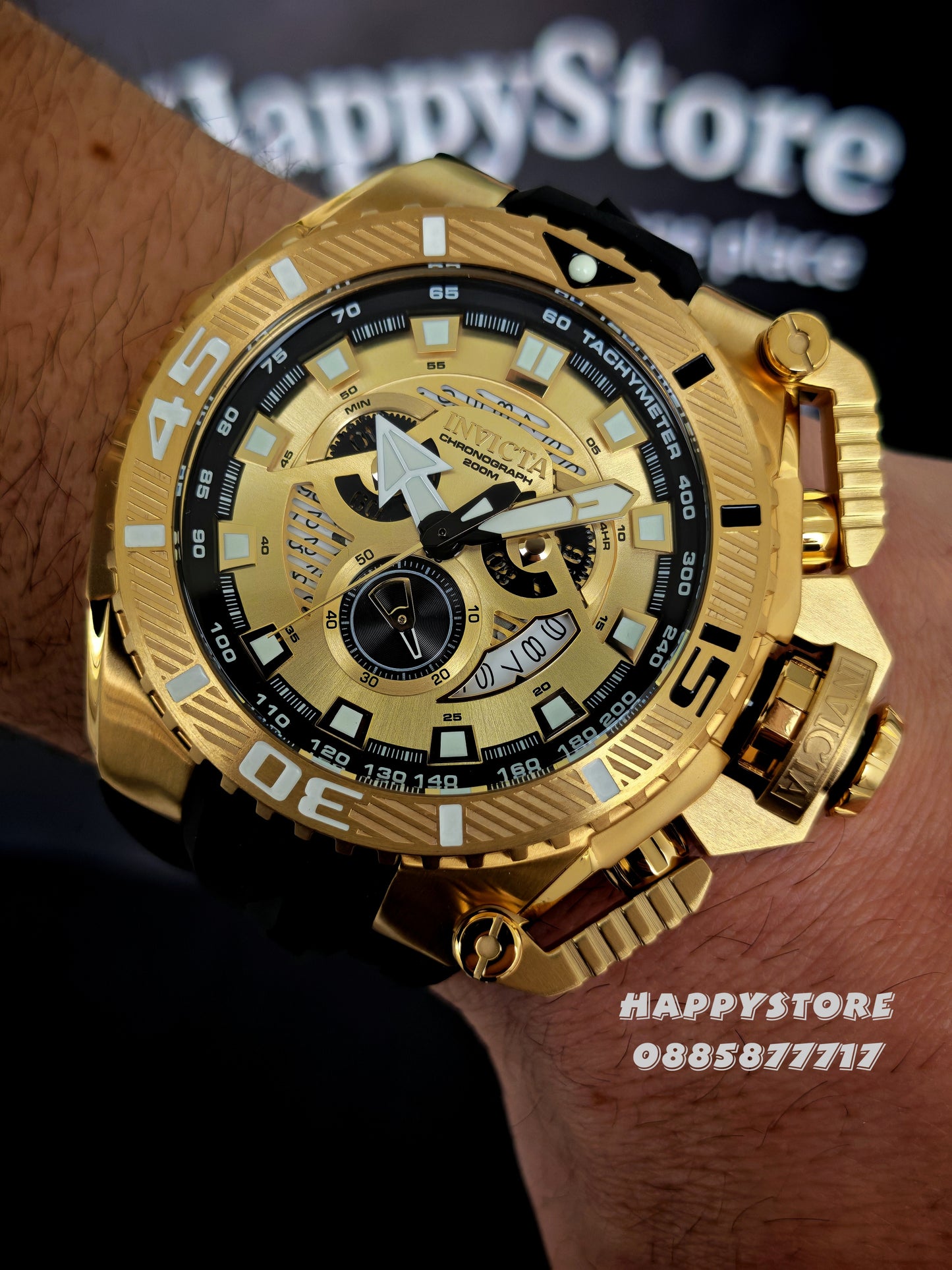 INVICTA Optimus Gold 66 mm