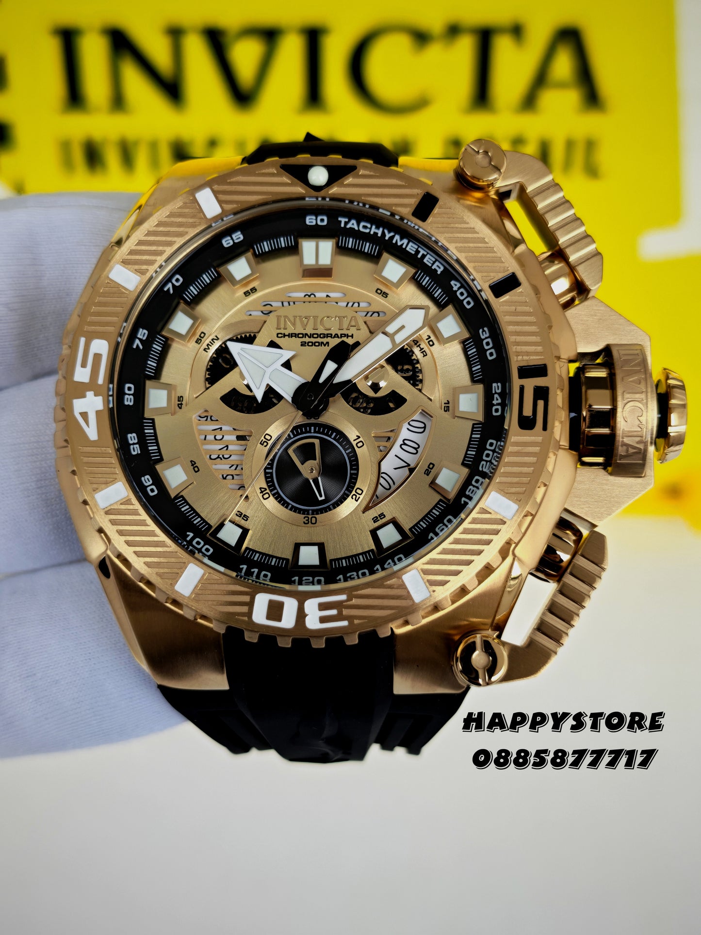 INVICTA Optimus Gold 66 mm