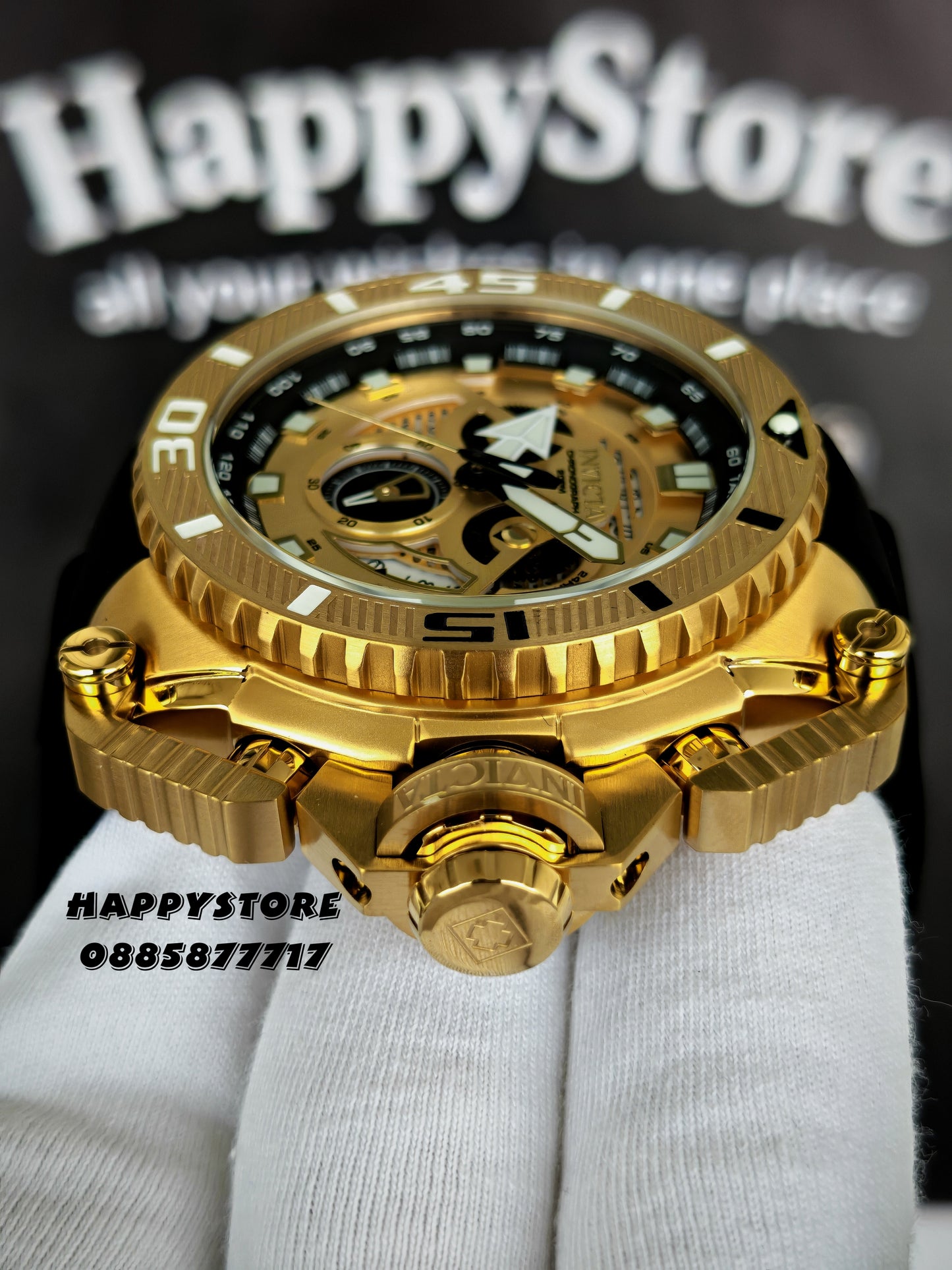 INVICTA Optimus Gold 66 mm