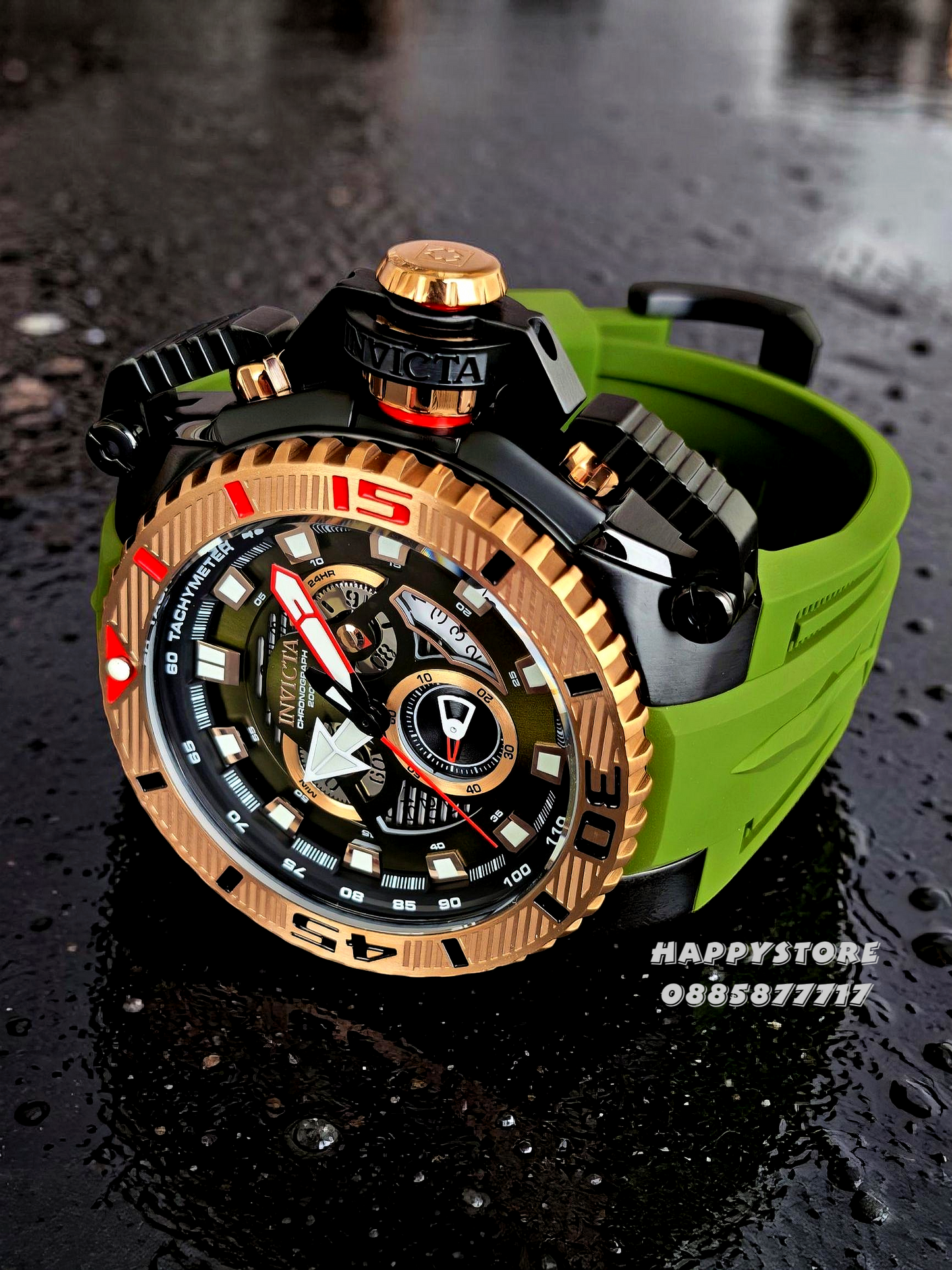 INVICTA Optimus Army Green 66 mm