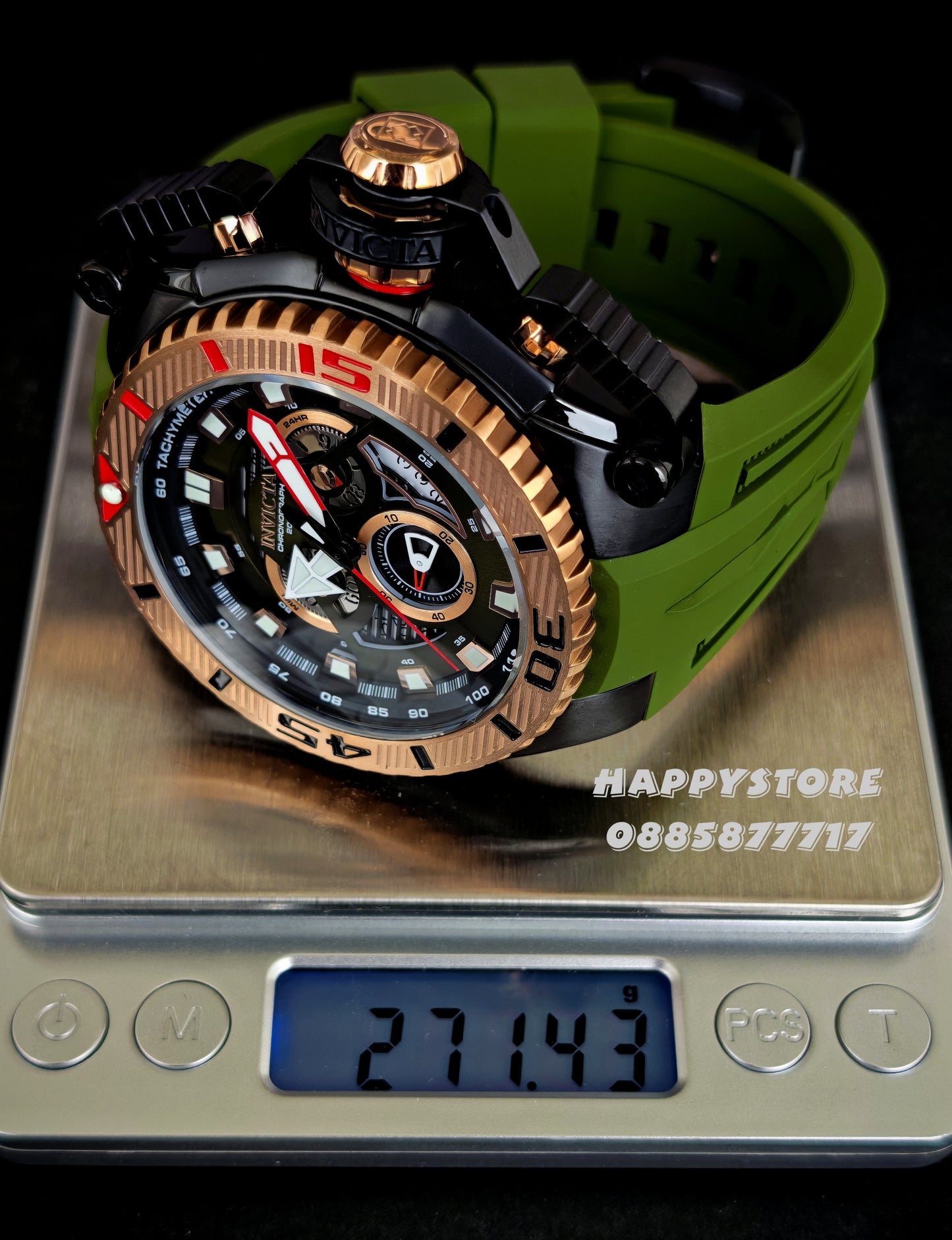 INVICTA Optimus Army Green 66 mm