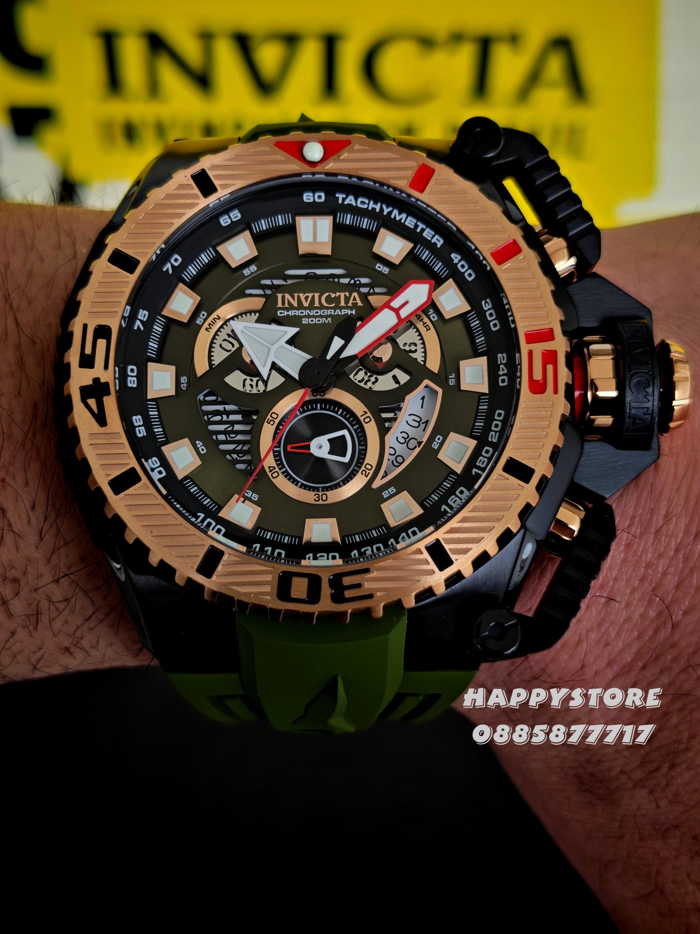 INVICTA Optimus Army Green 66 mm
