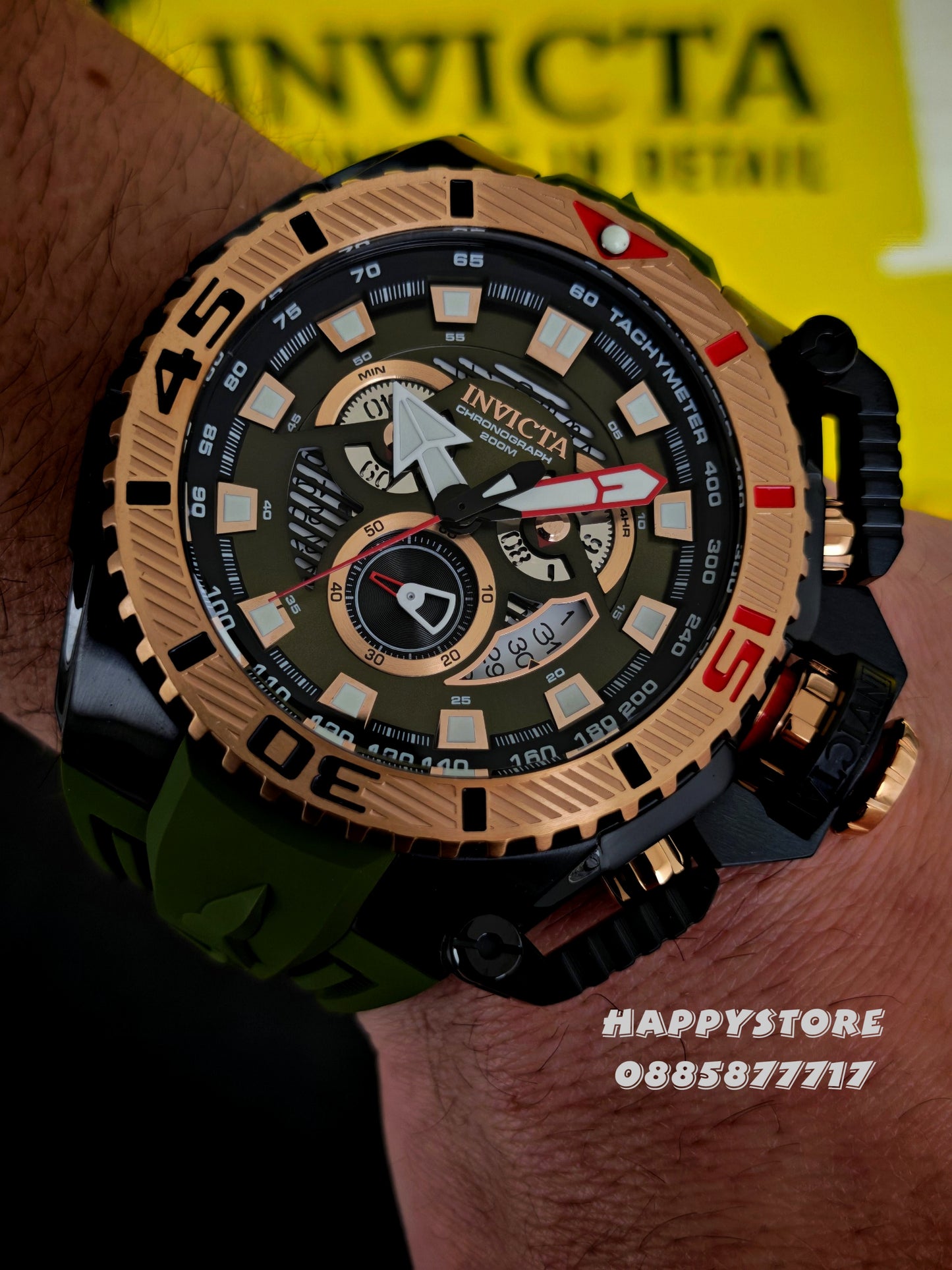 INVICTA Optimus Army Green 66 mm